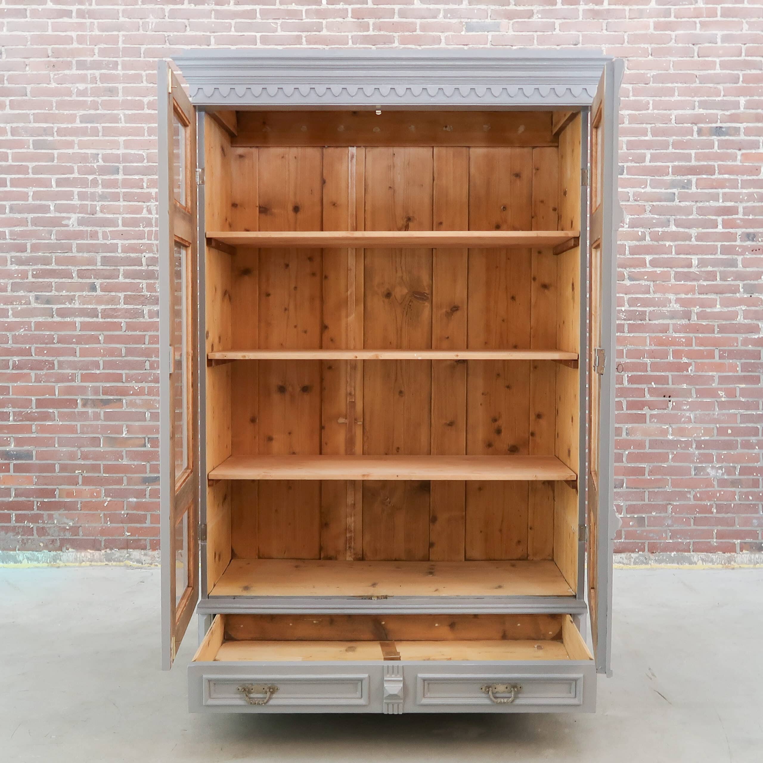 Brocante vitrinekast – Bild 2