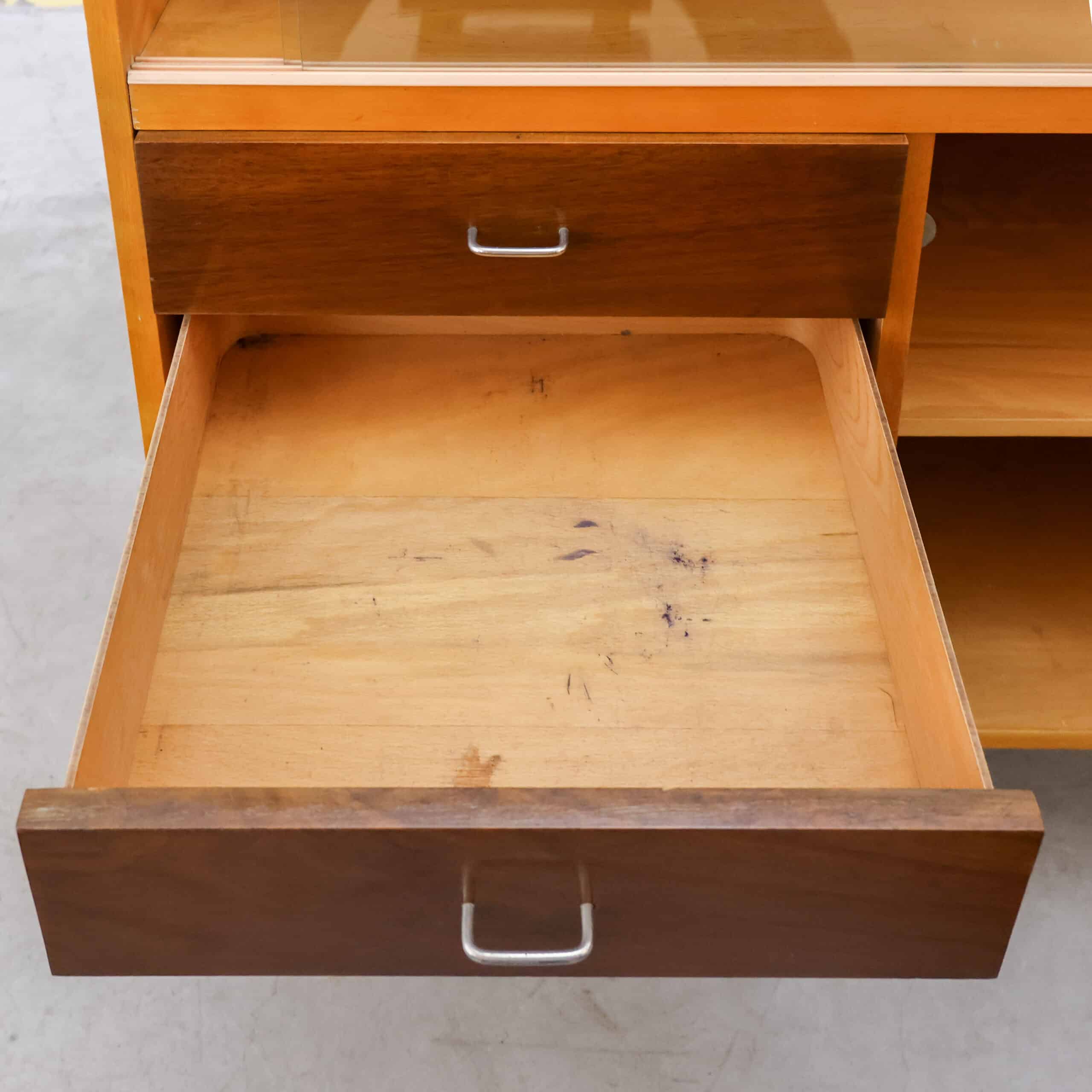 Vintage vitrinekast - Afbeelding 5