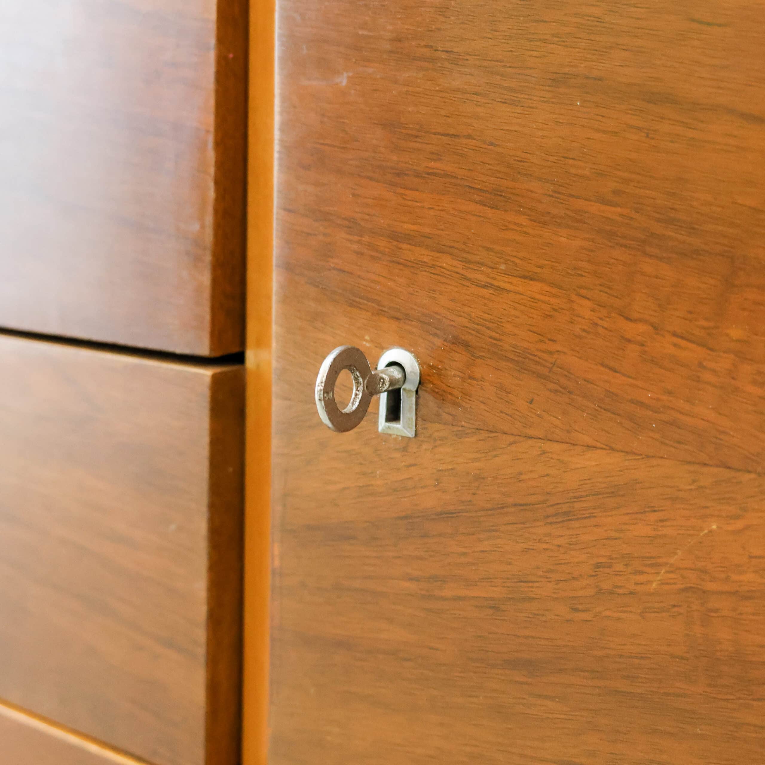 Vintage vitrinekast - Afbeelding 8