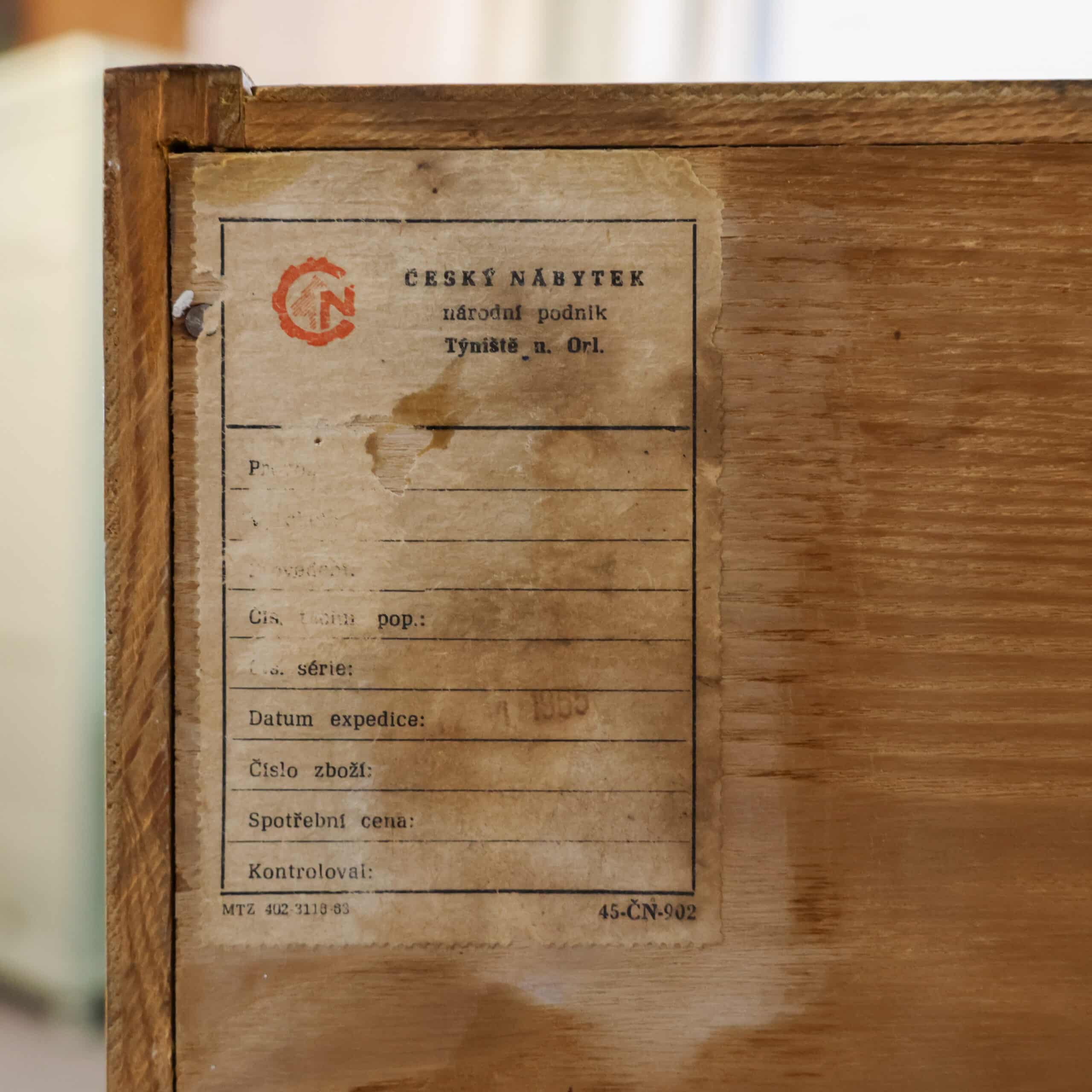 Vintage vitrinekast - Afbeelding 10