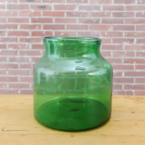 Glazen groene vaas