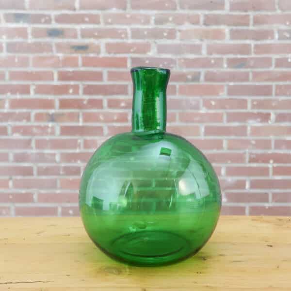 Glazen groene vaas