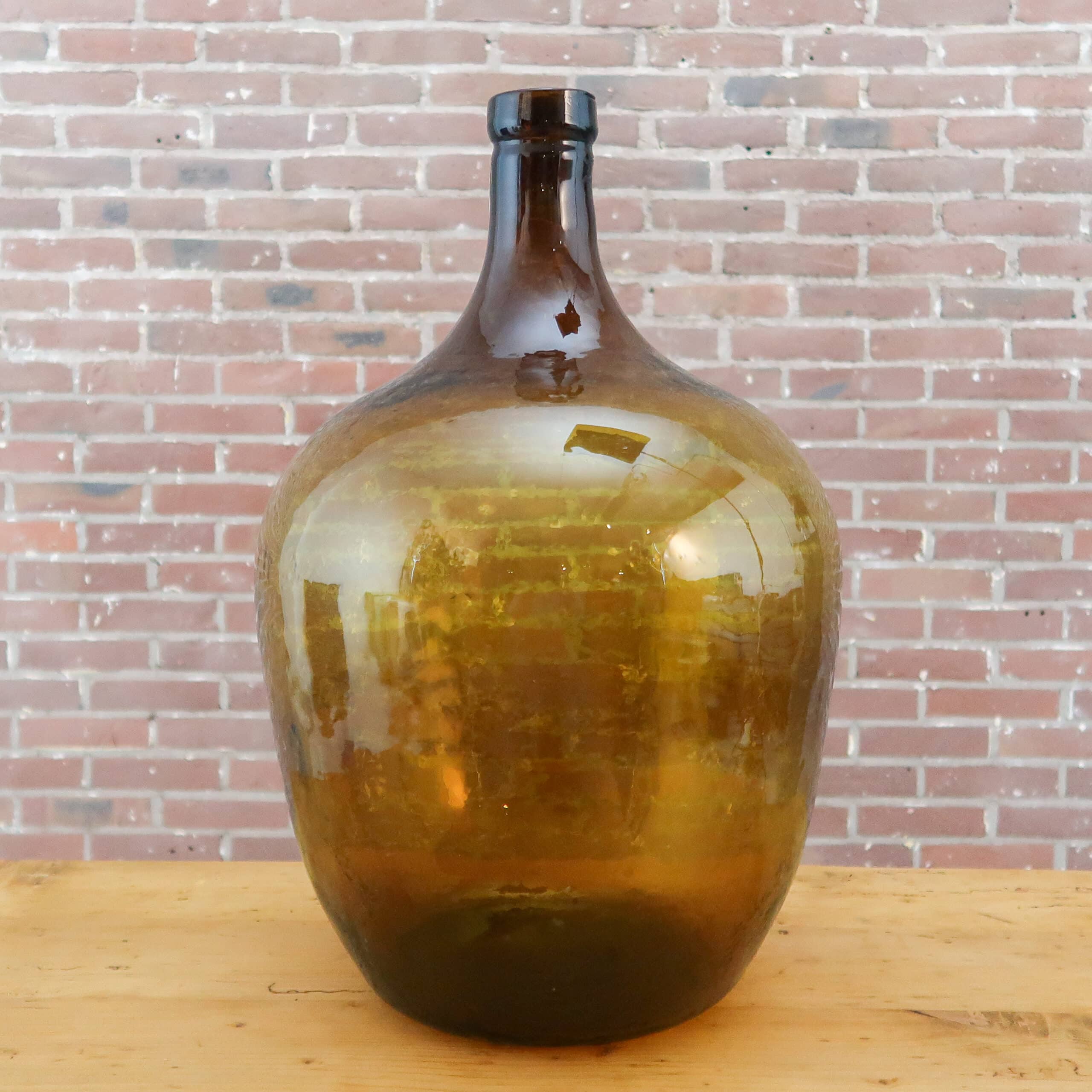 Gele ballonfles groot