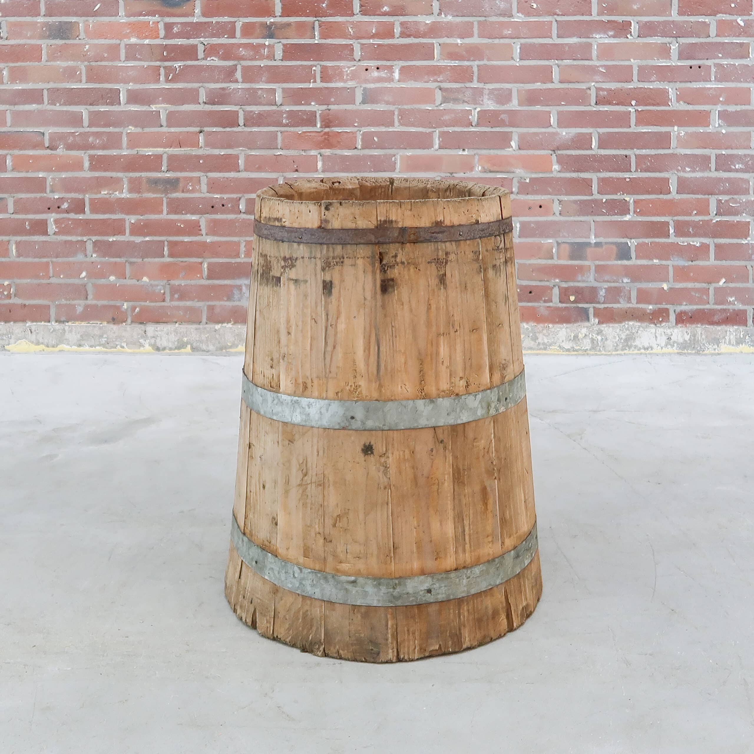 Antieke houten kuip / ton