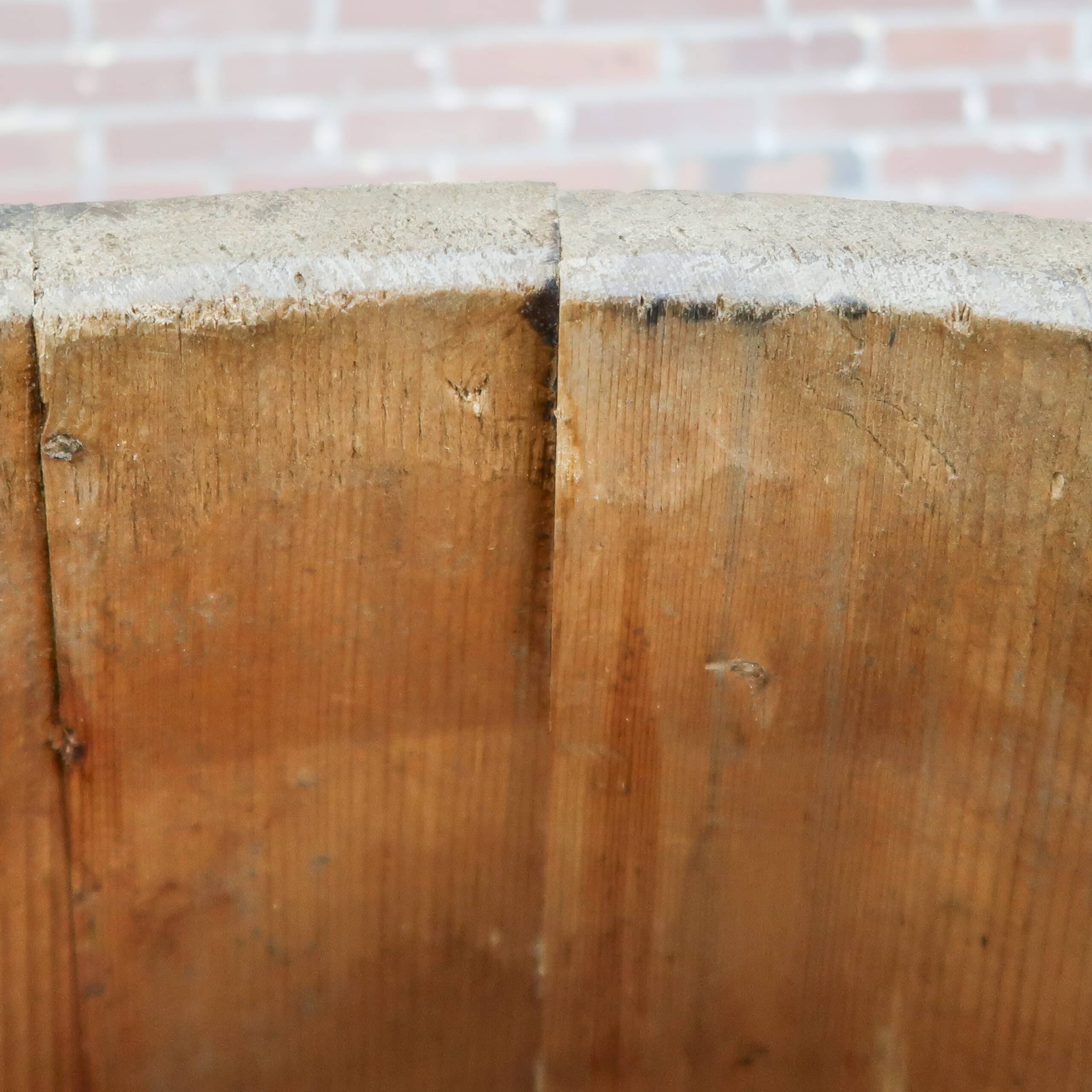 Antieke houten kuip / ton - Afbeelding 3