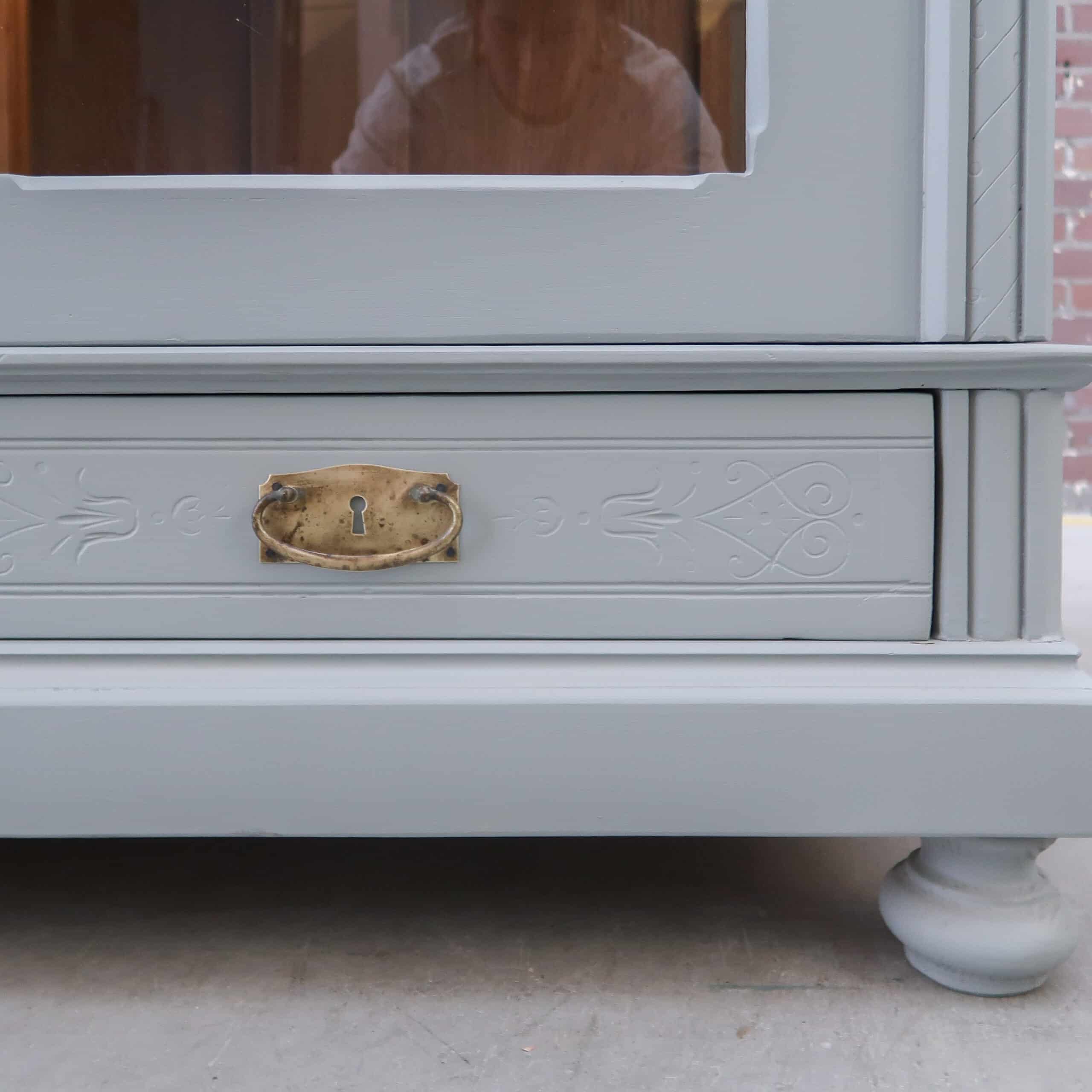 Brocante vitrinekast - Afbeelding 8