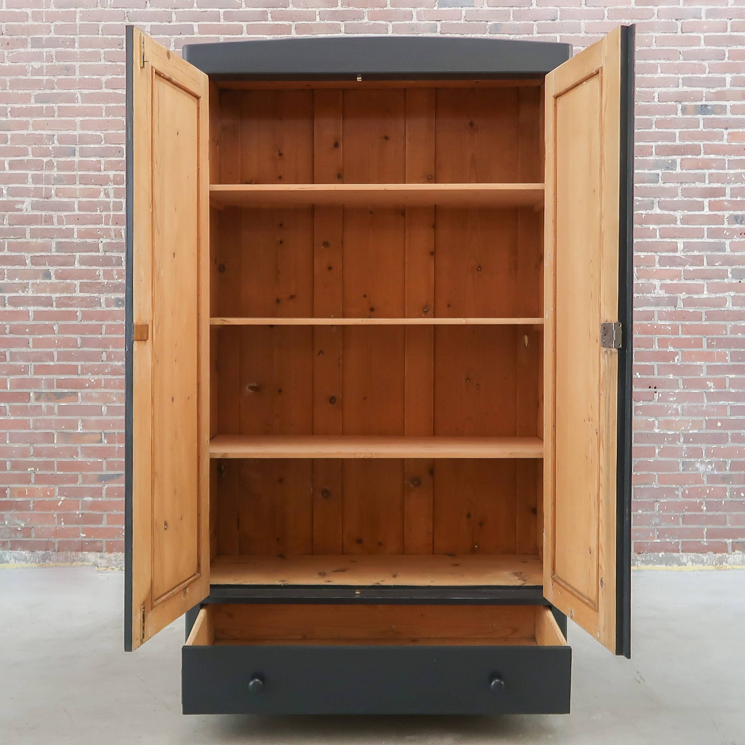 Brocante linnenkast - Afbeelding 2