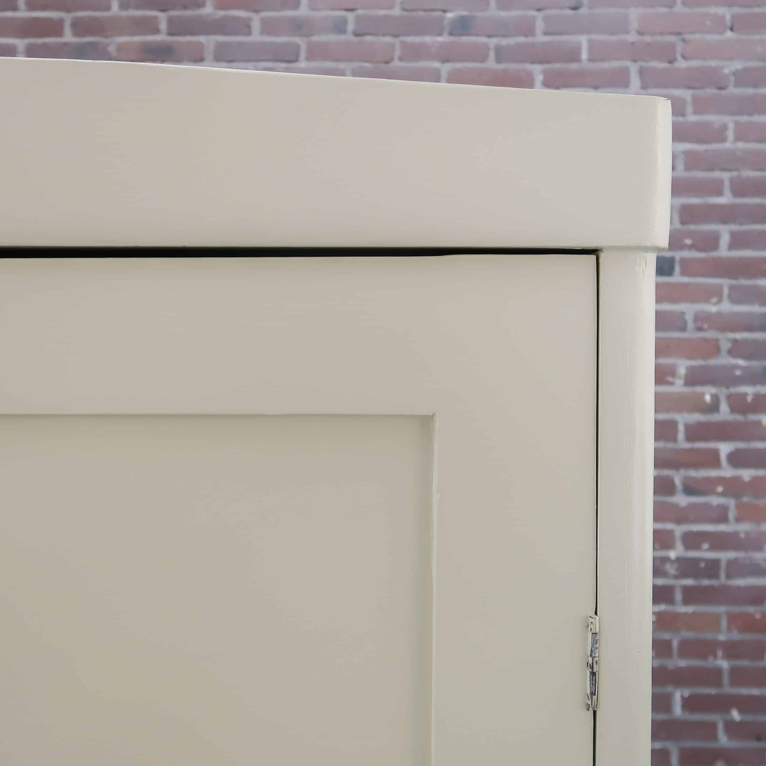 Brocante crème linnenkast - Afbeelding 4