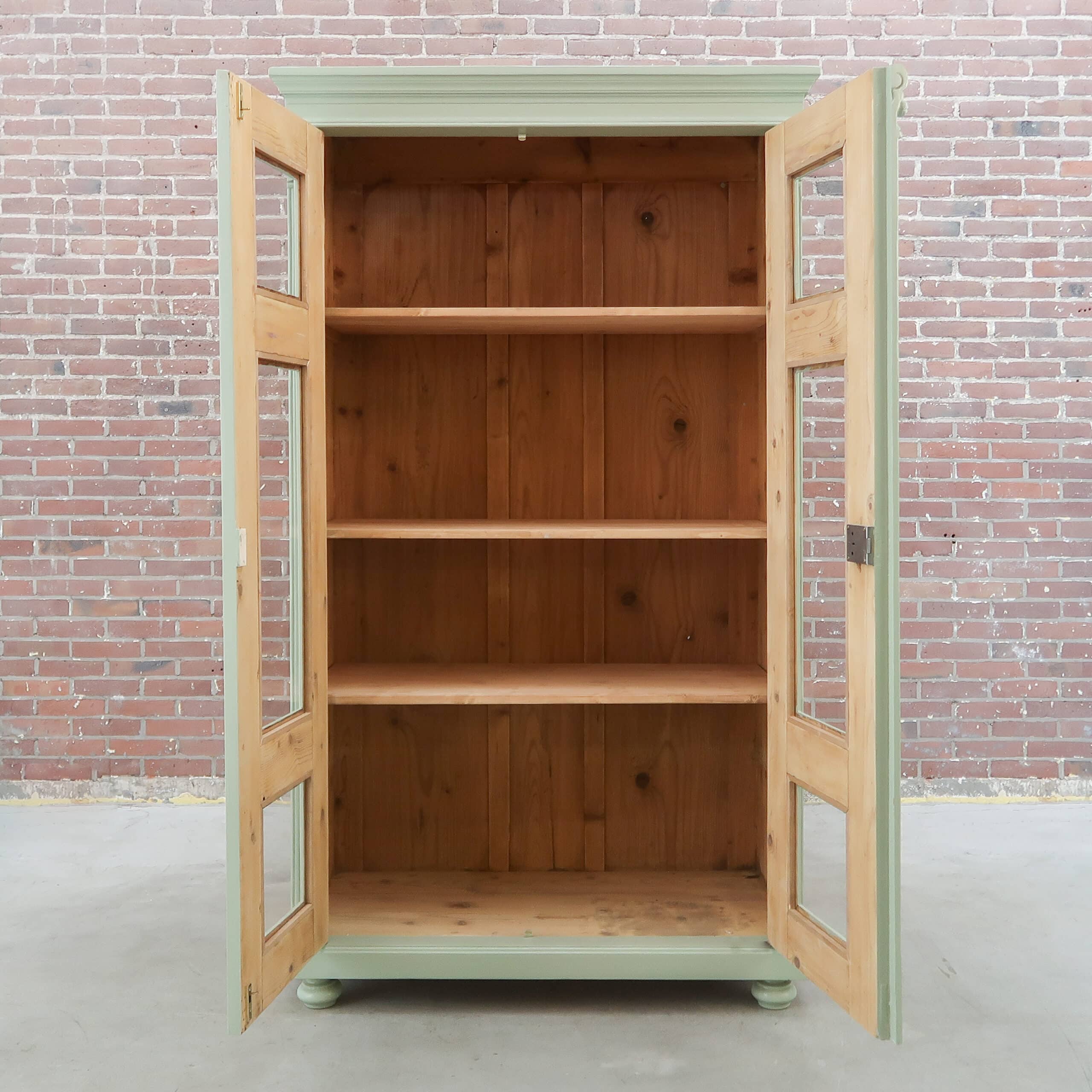 Brocante vitrinekast - Afbeelding 2