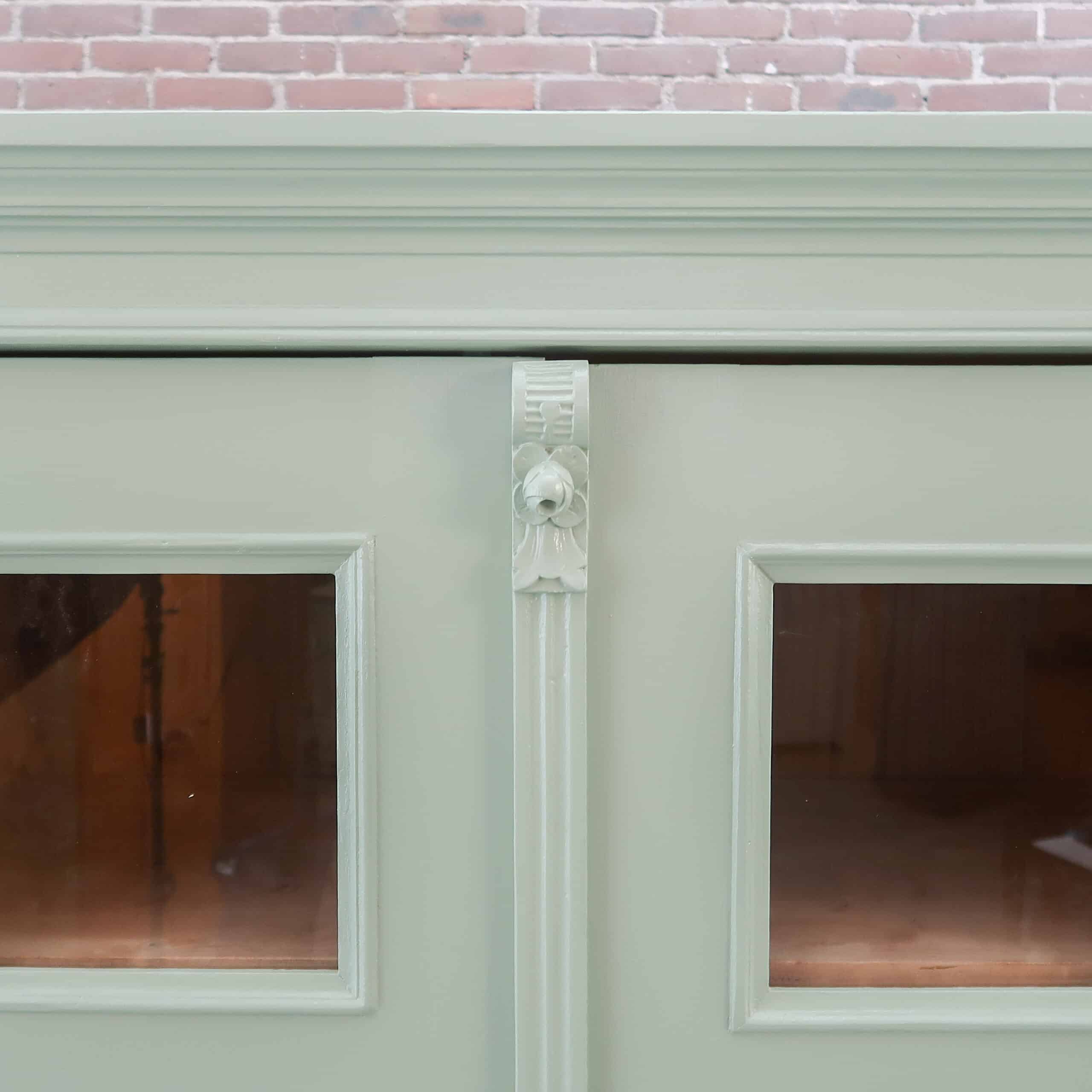 Brocante vitrinekast - Afbeelding 3