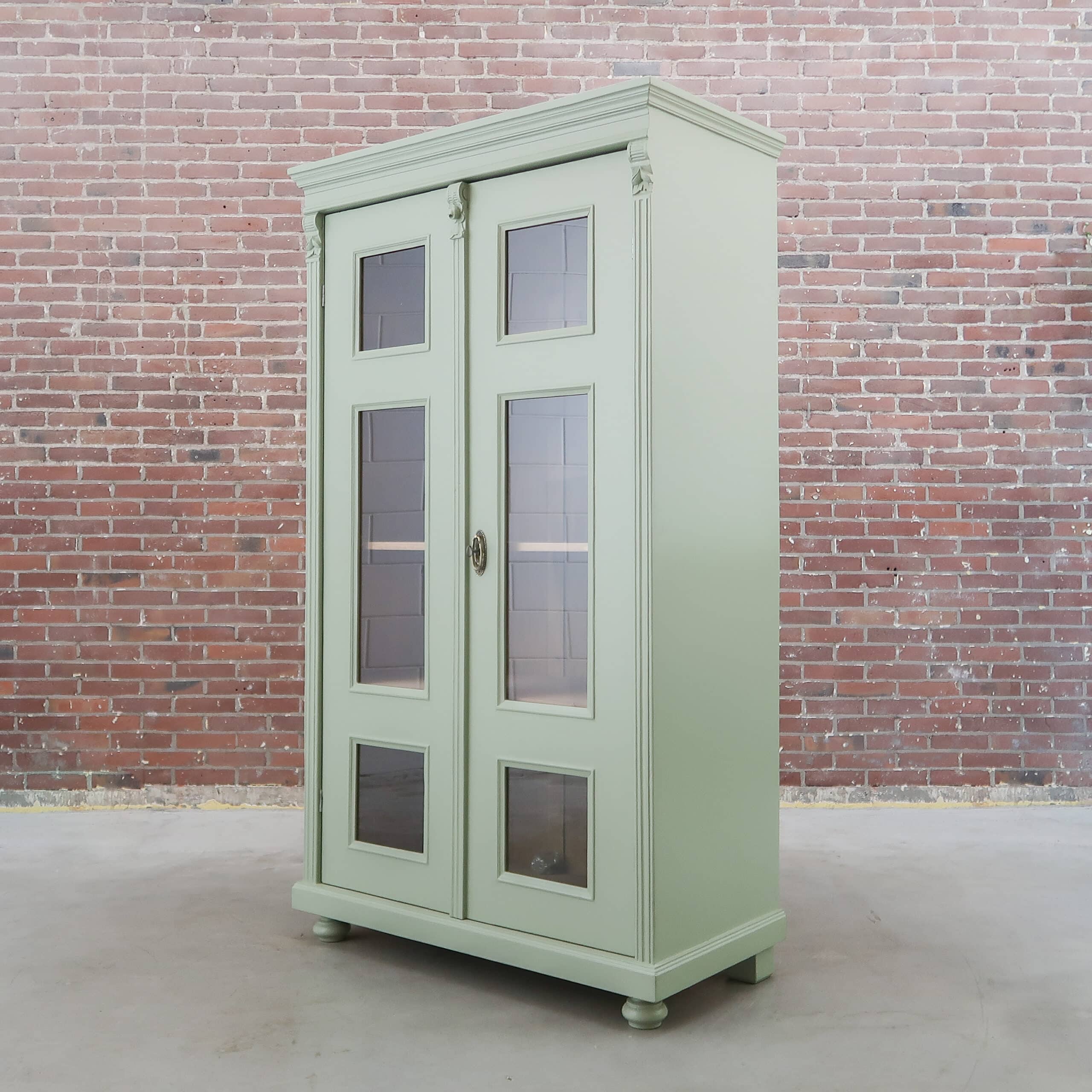 Brocante vitrinekast - Afbeelding 8