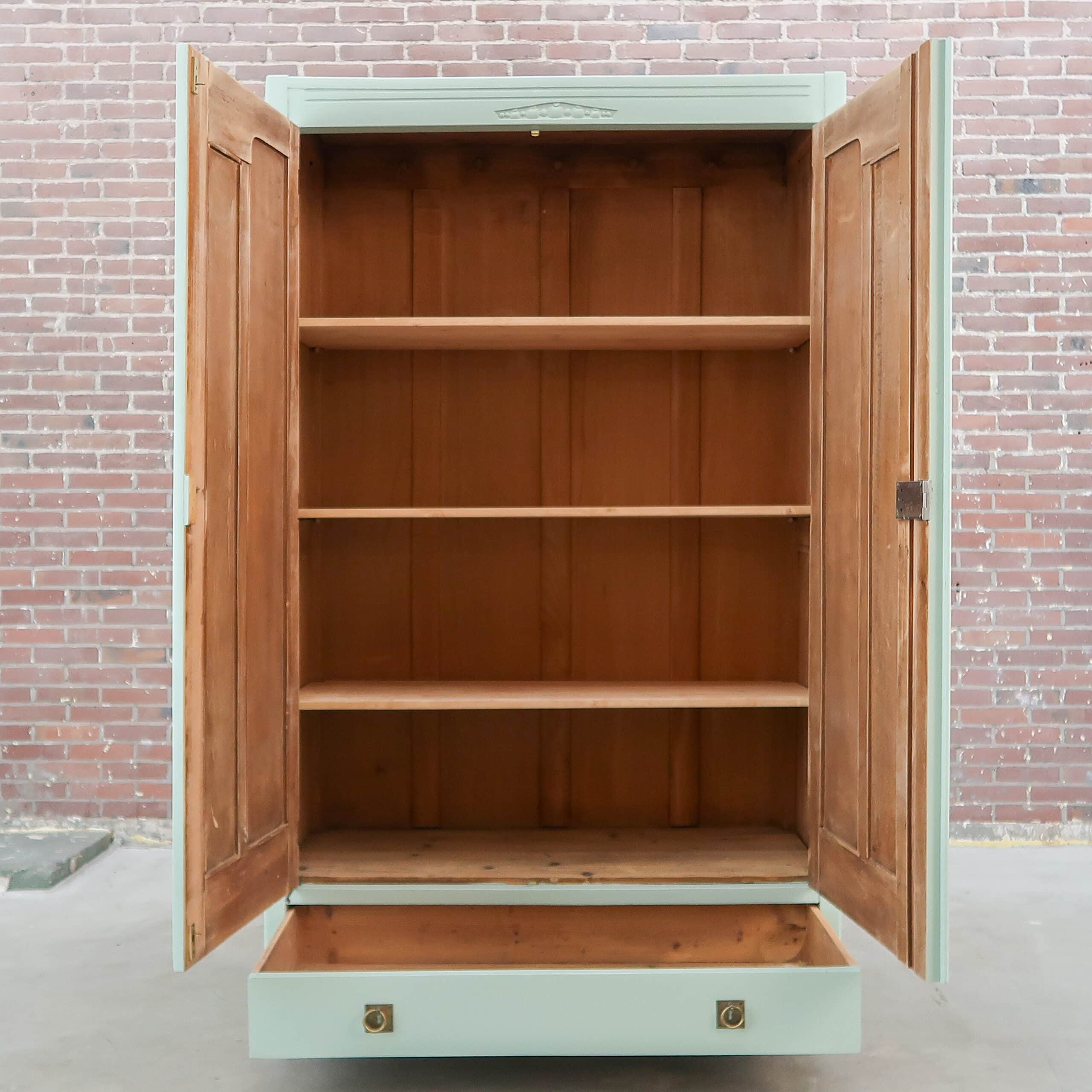 Brocante linnenkast - Afbeelding 2