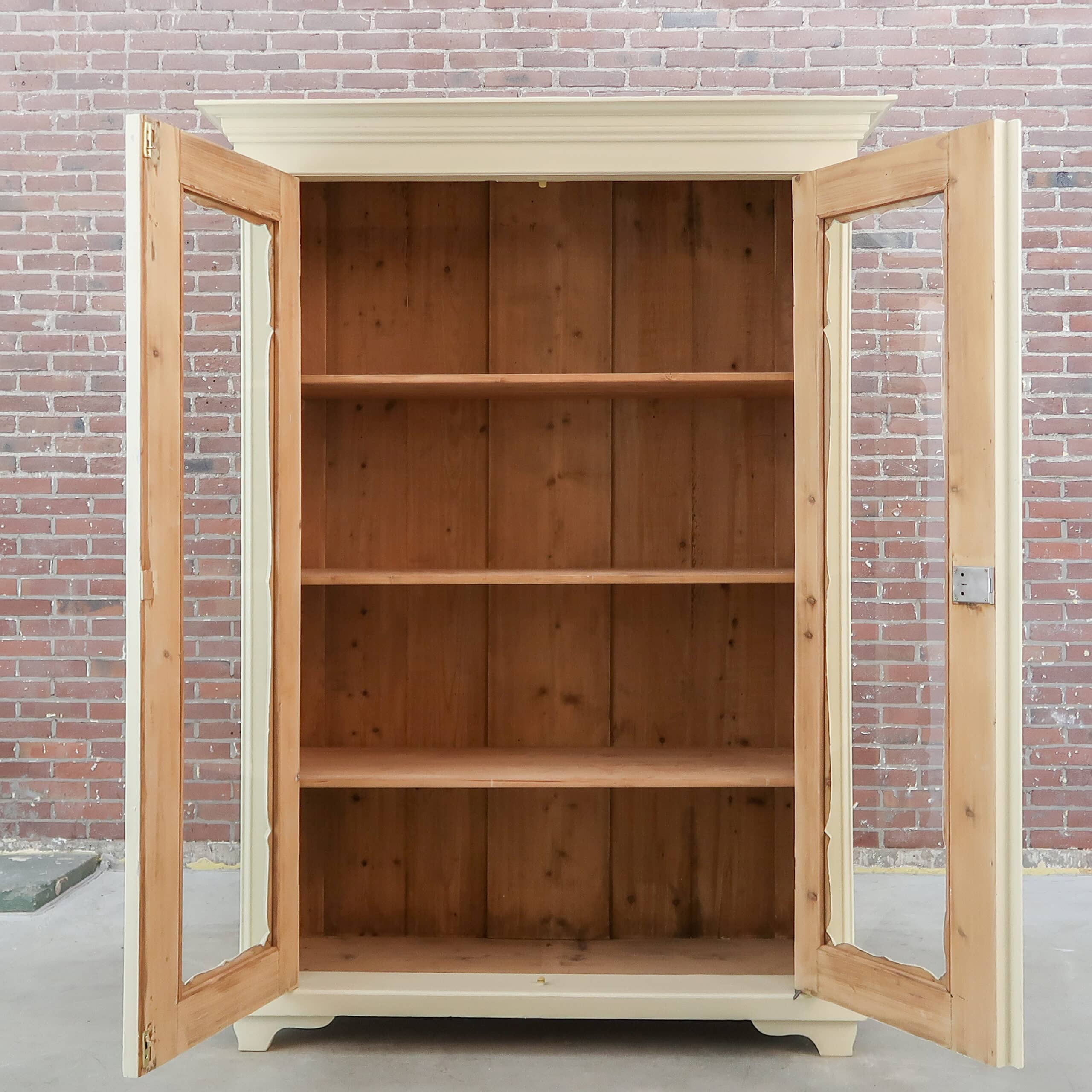 Brocante vitrinekast - Afbeelding 2