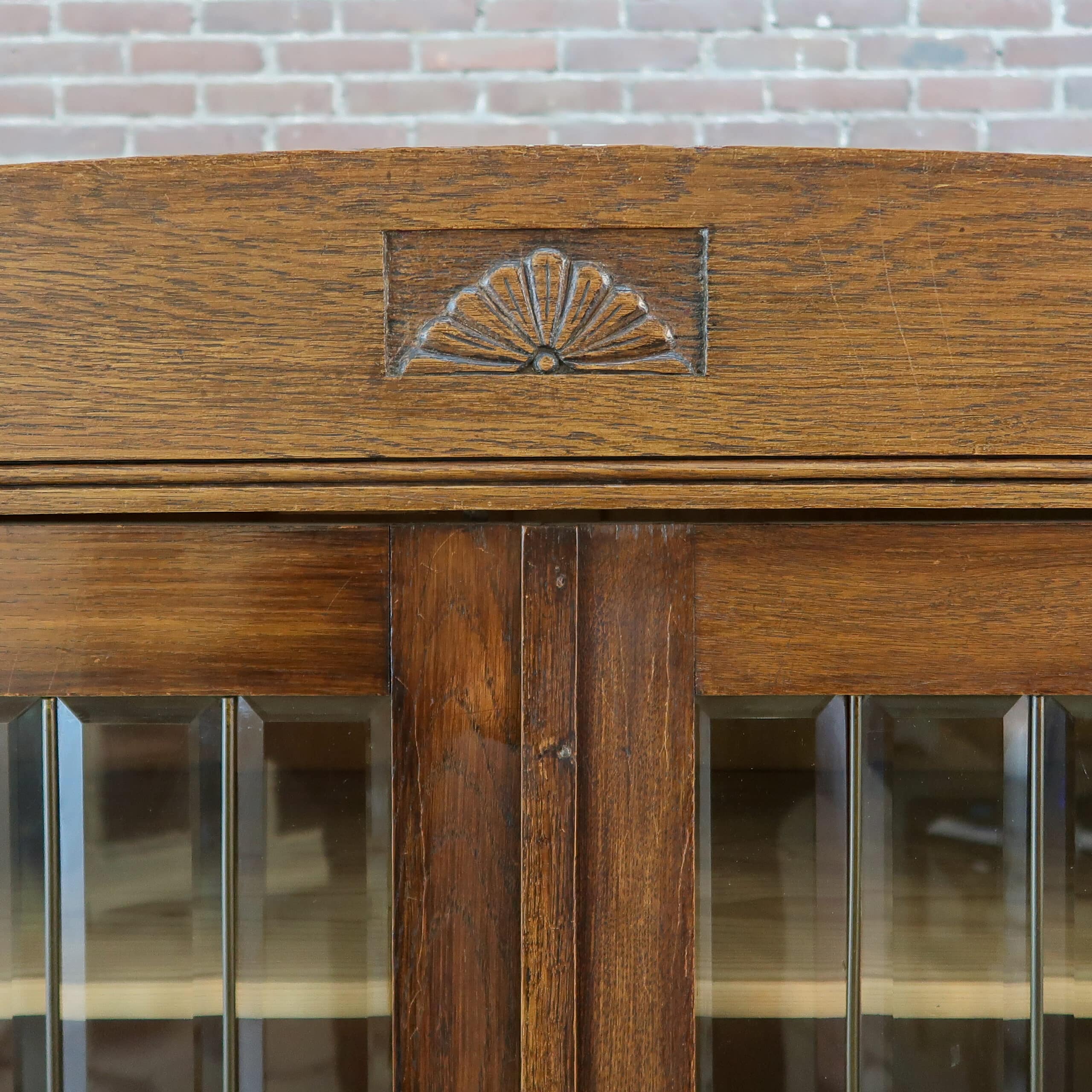 Antieke eikenhouten kast - Afbeelding 3