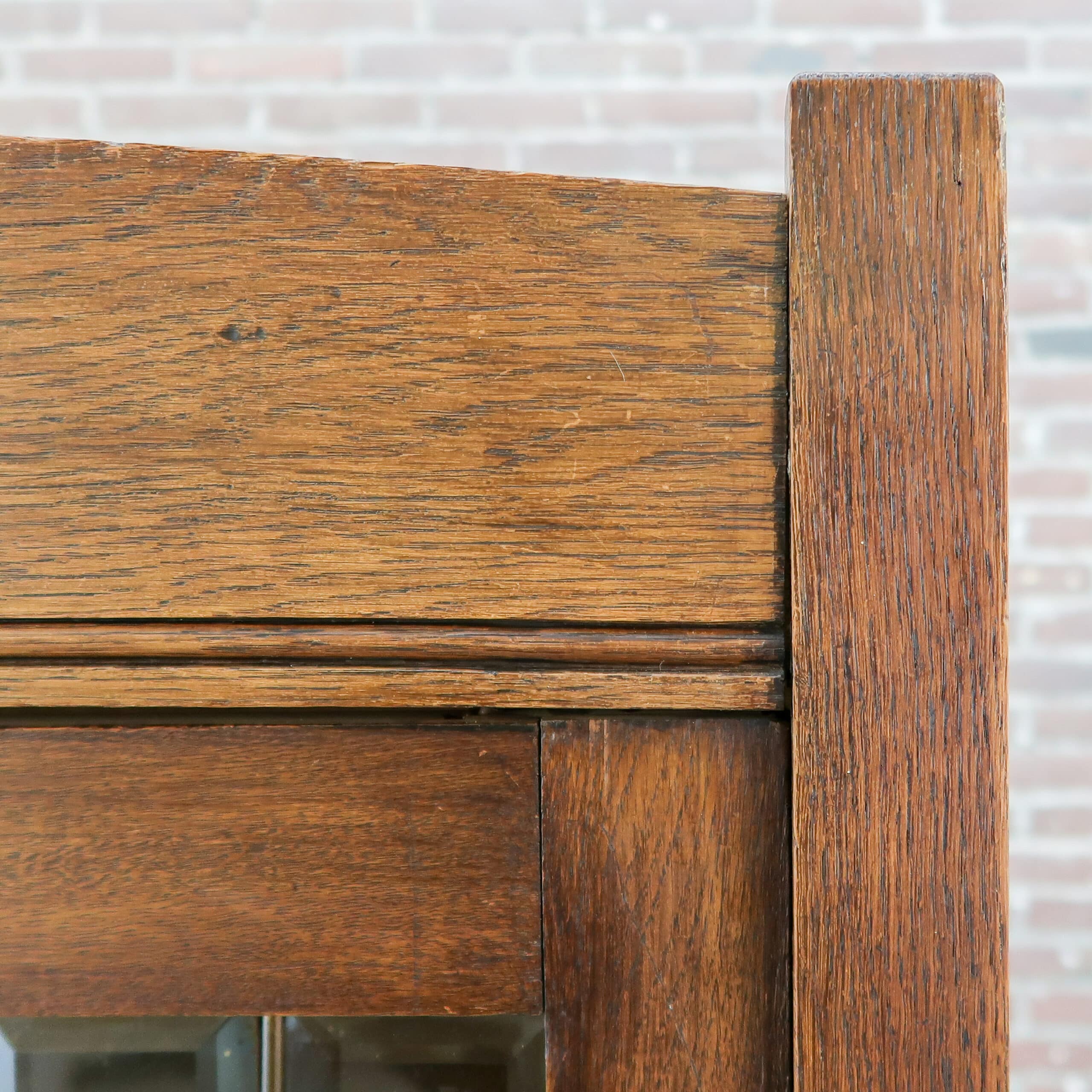 Antieke eikenhouten kast - Afbeelding 4