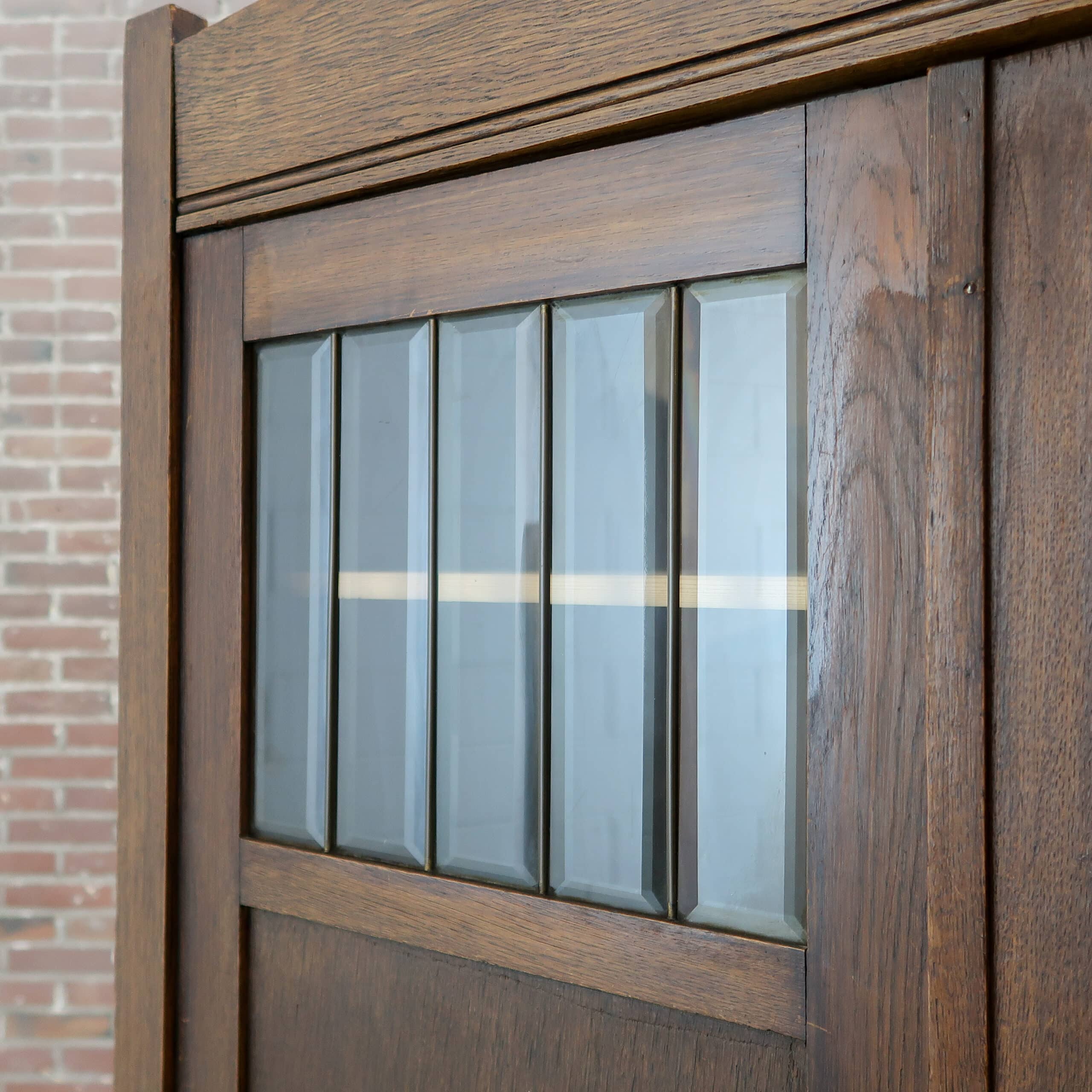 Antieke eikenhouten kast - Afbeelding 5