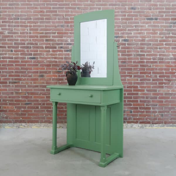 Brocante houten kaptafel