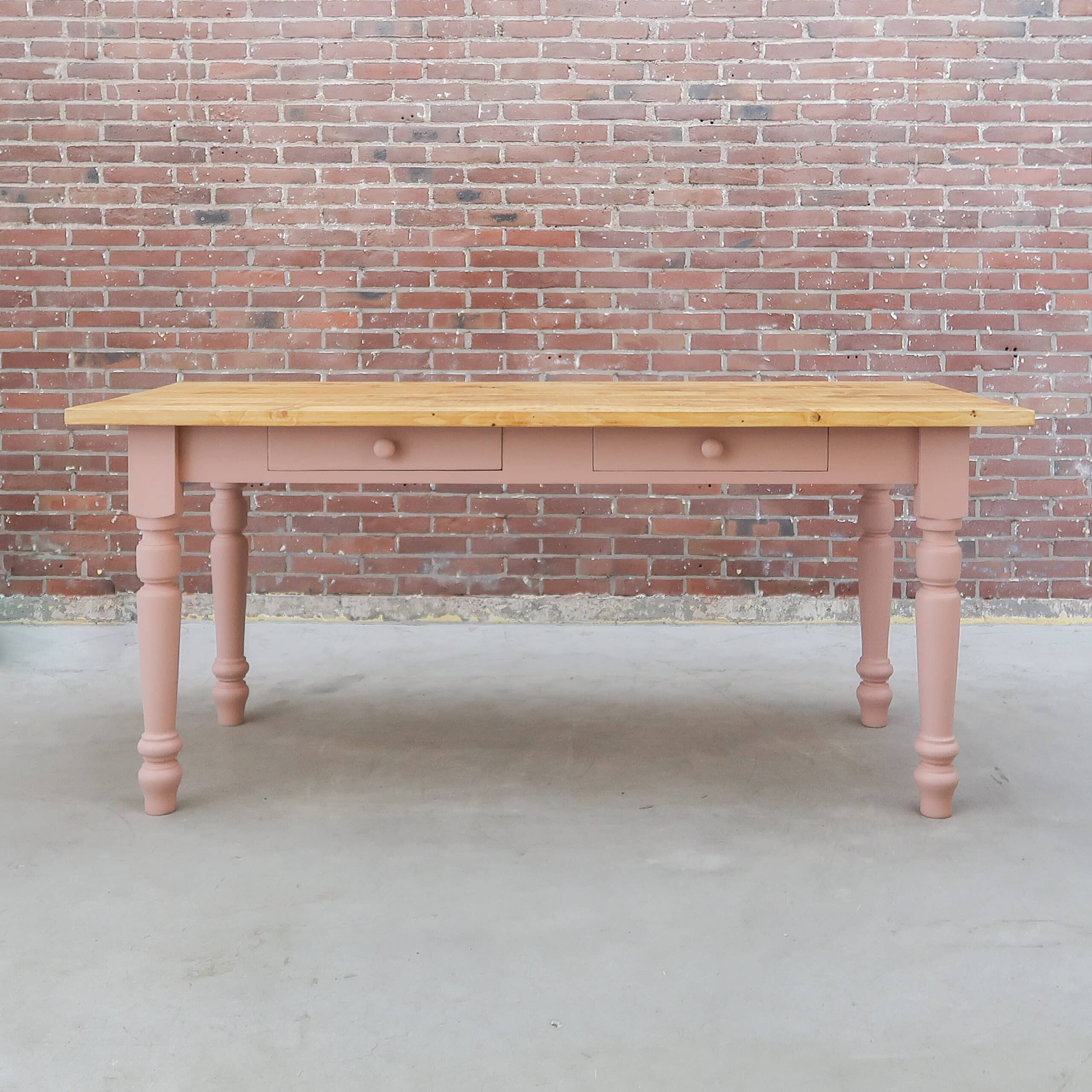 Landelijke eettafel met lades - Afbeelding 7