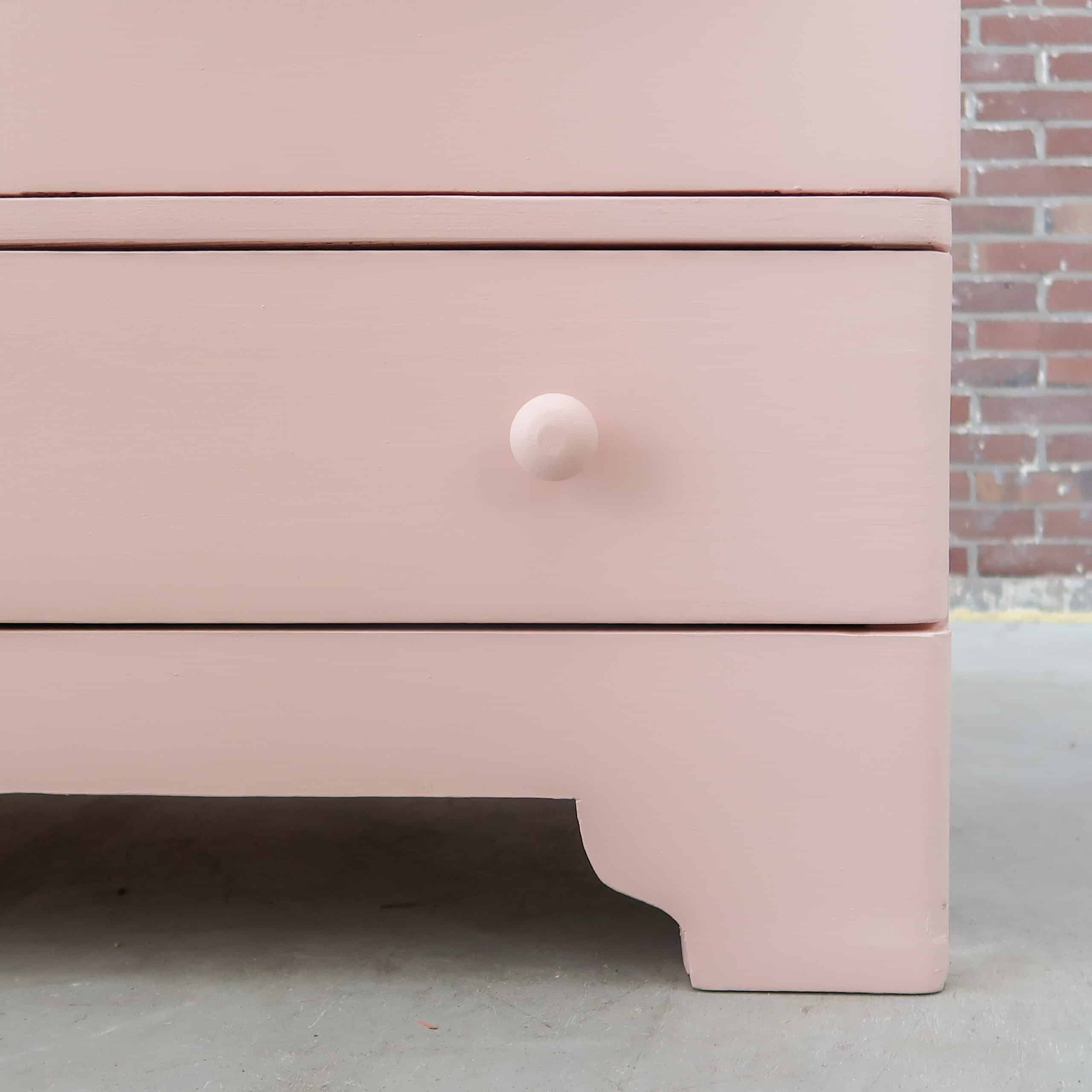 Zacht roze vitrinekast - Afbeelding 5