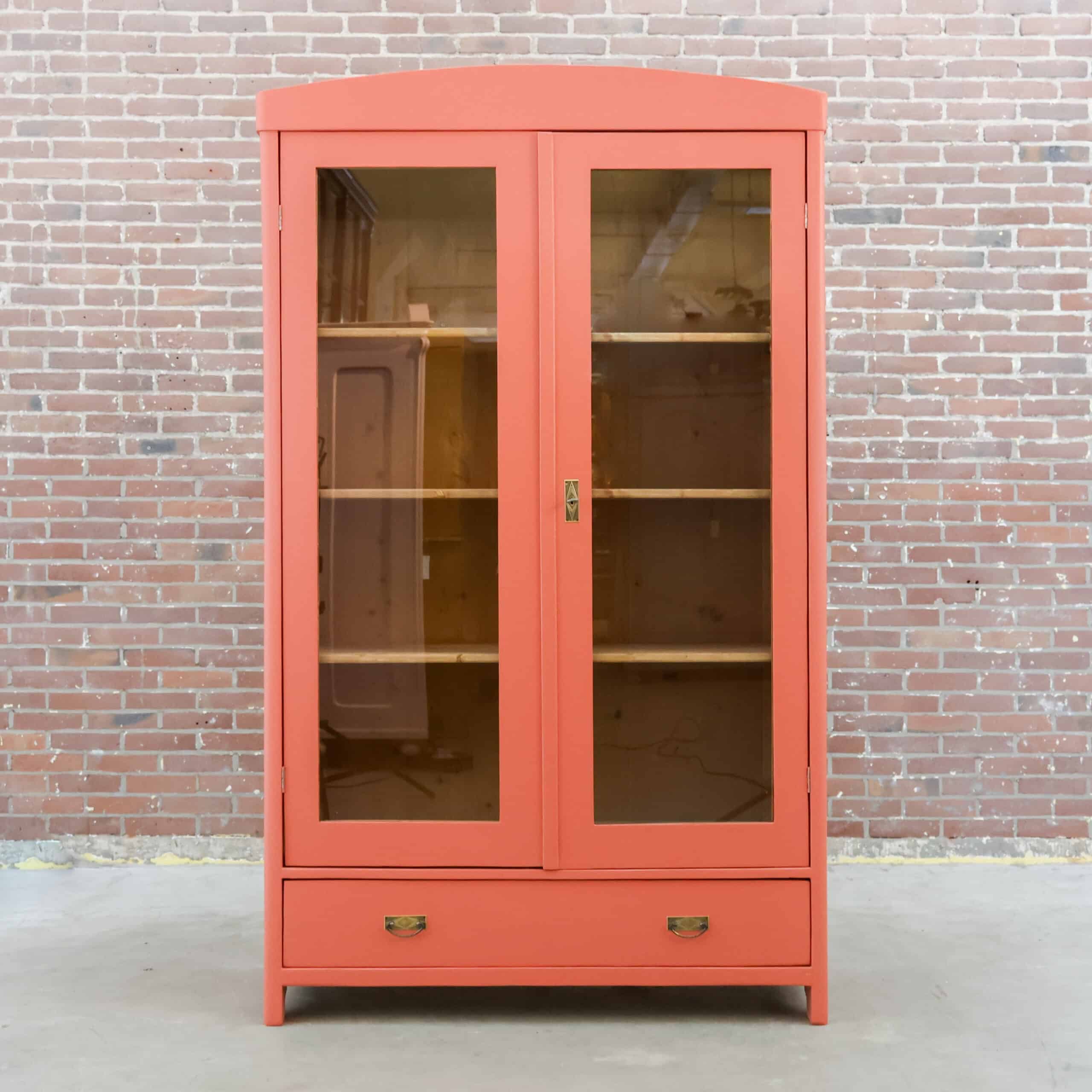 Brocante vitrinekast - Afbeelding 2