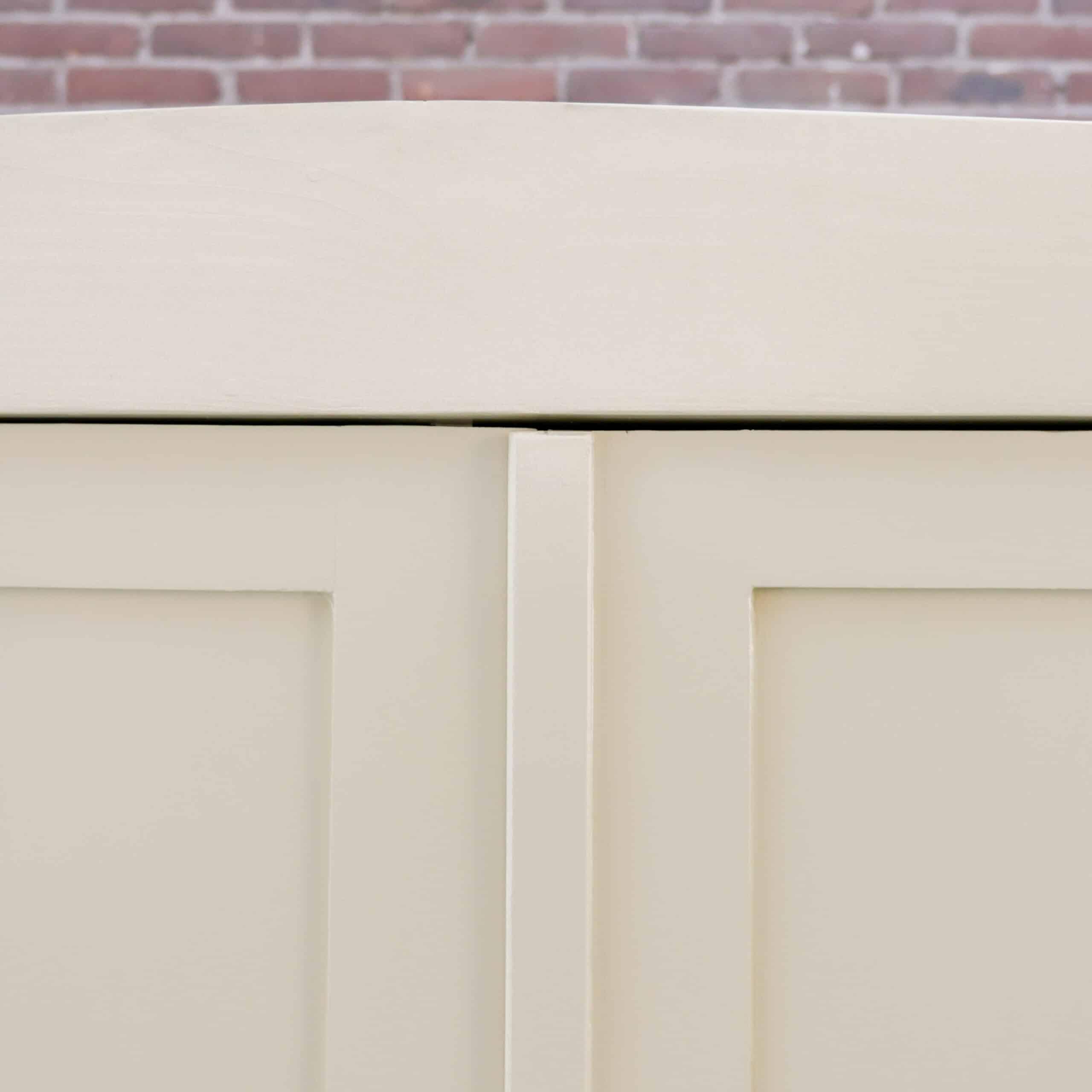 Brocante crème linnenkast - Afbeelding 3