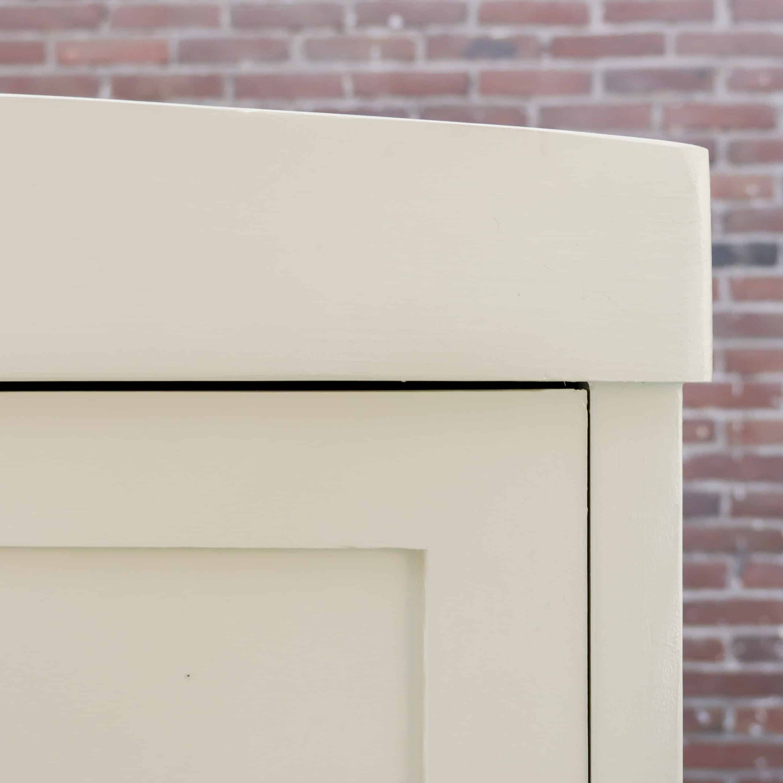 Brocante crème linnenkast - Afbeelding 5