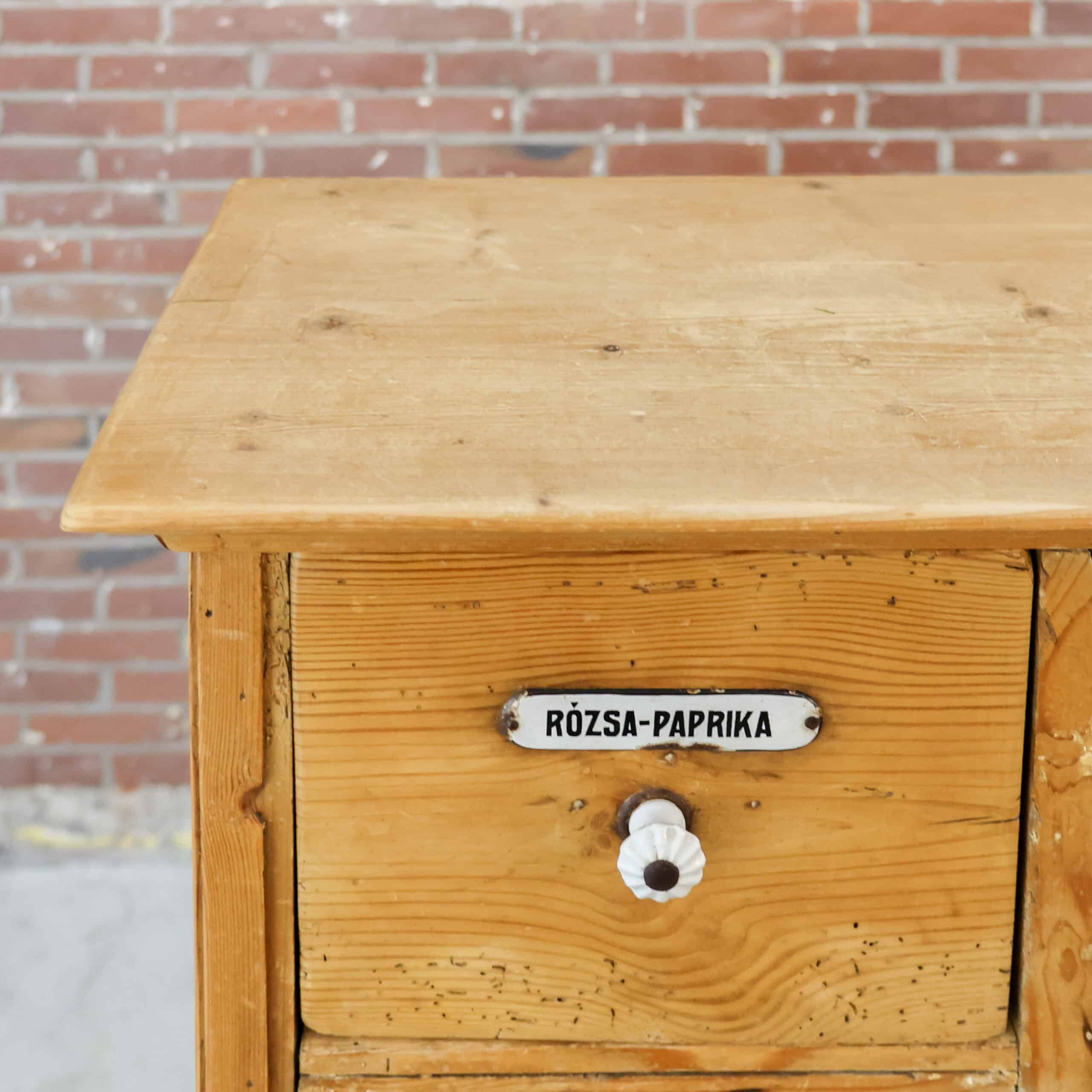 Authentieke kruidenkast / apothekerskast - Afbeelding 7