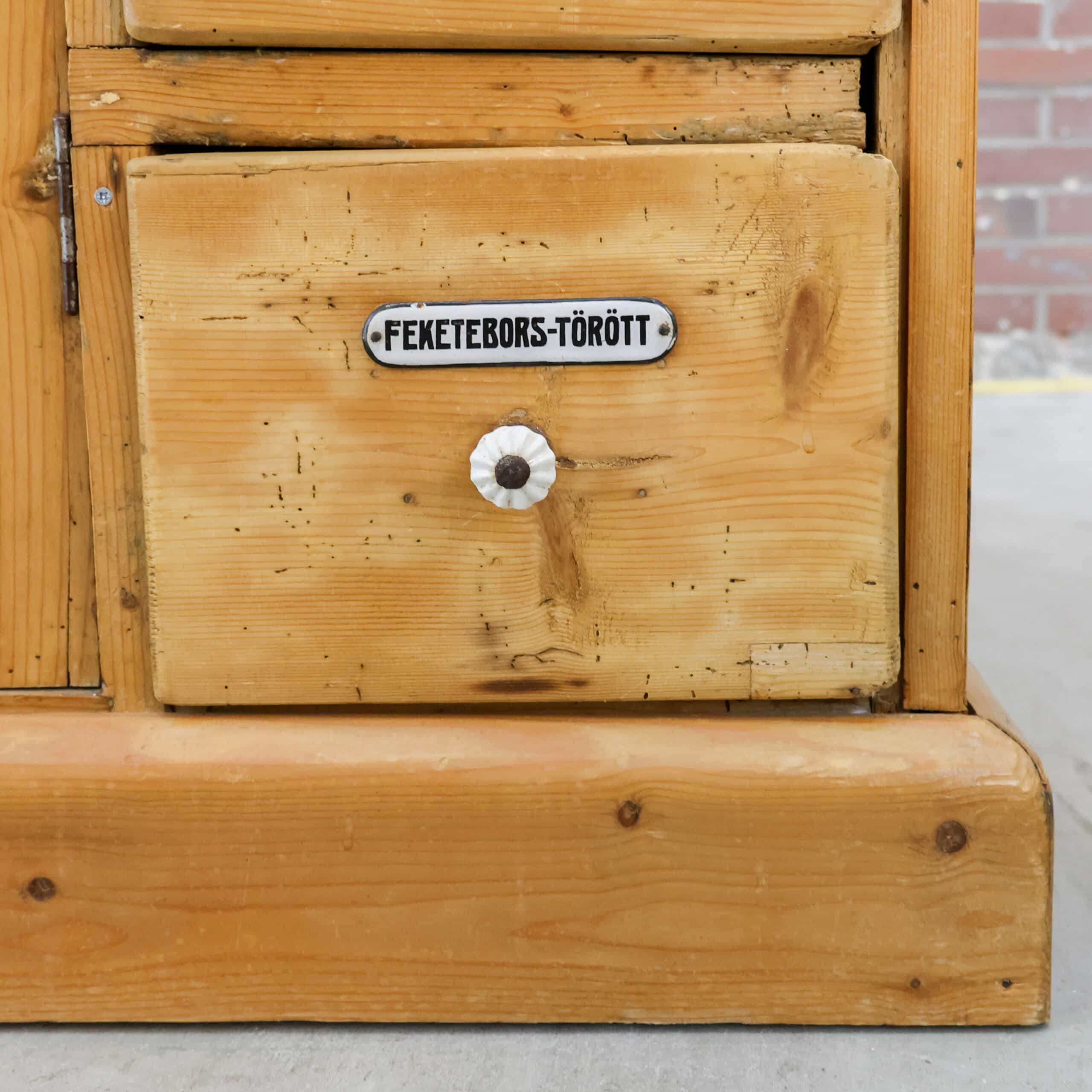 Authentieke kruidenkast / apothekerskast - Afbeelding 11