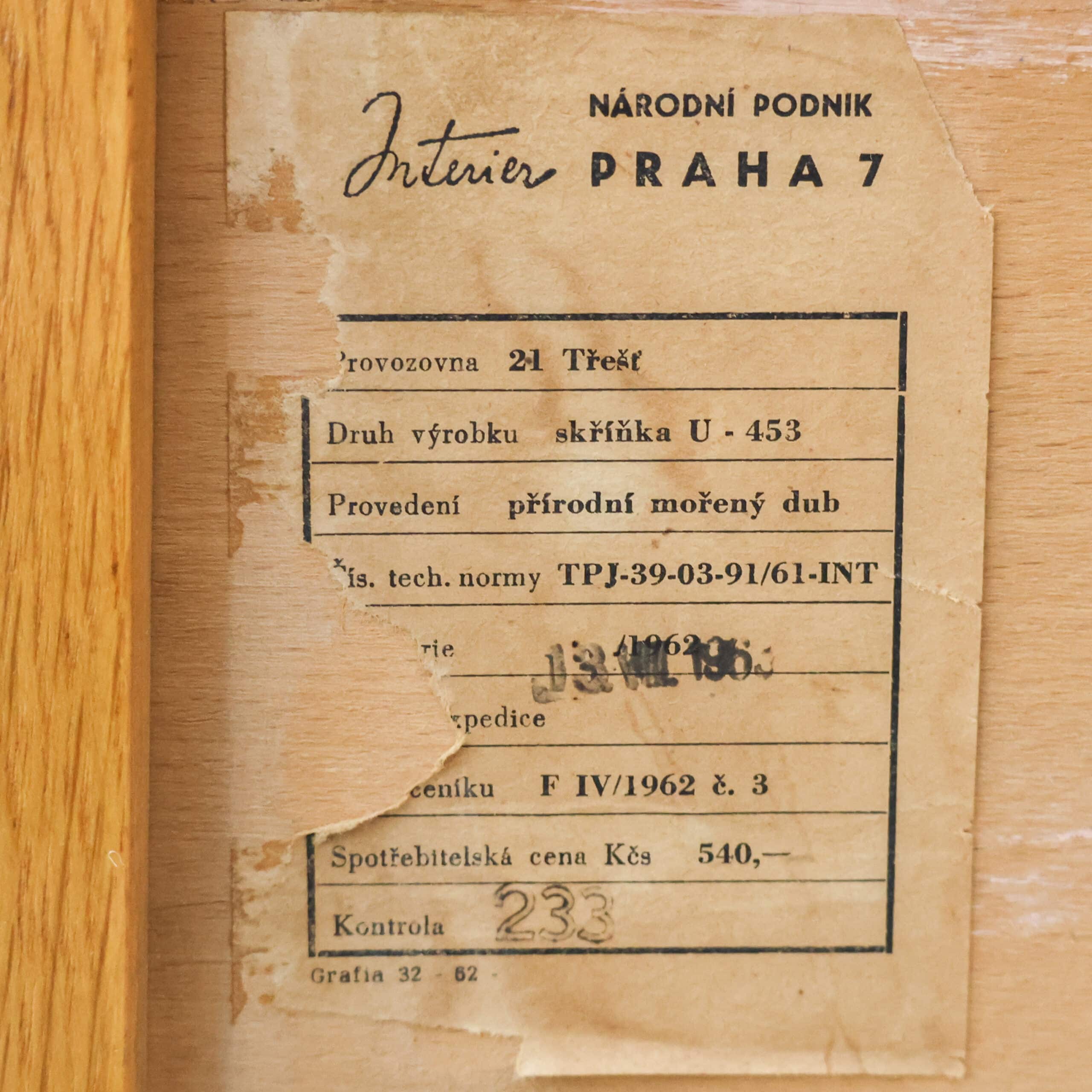 Vintage ladekast van Interiér Praha – Bild 12