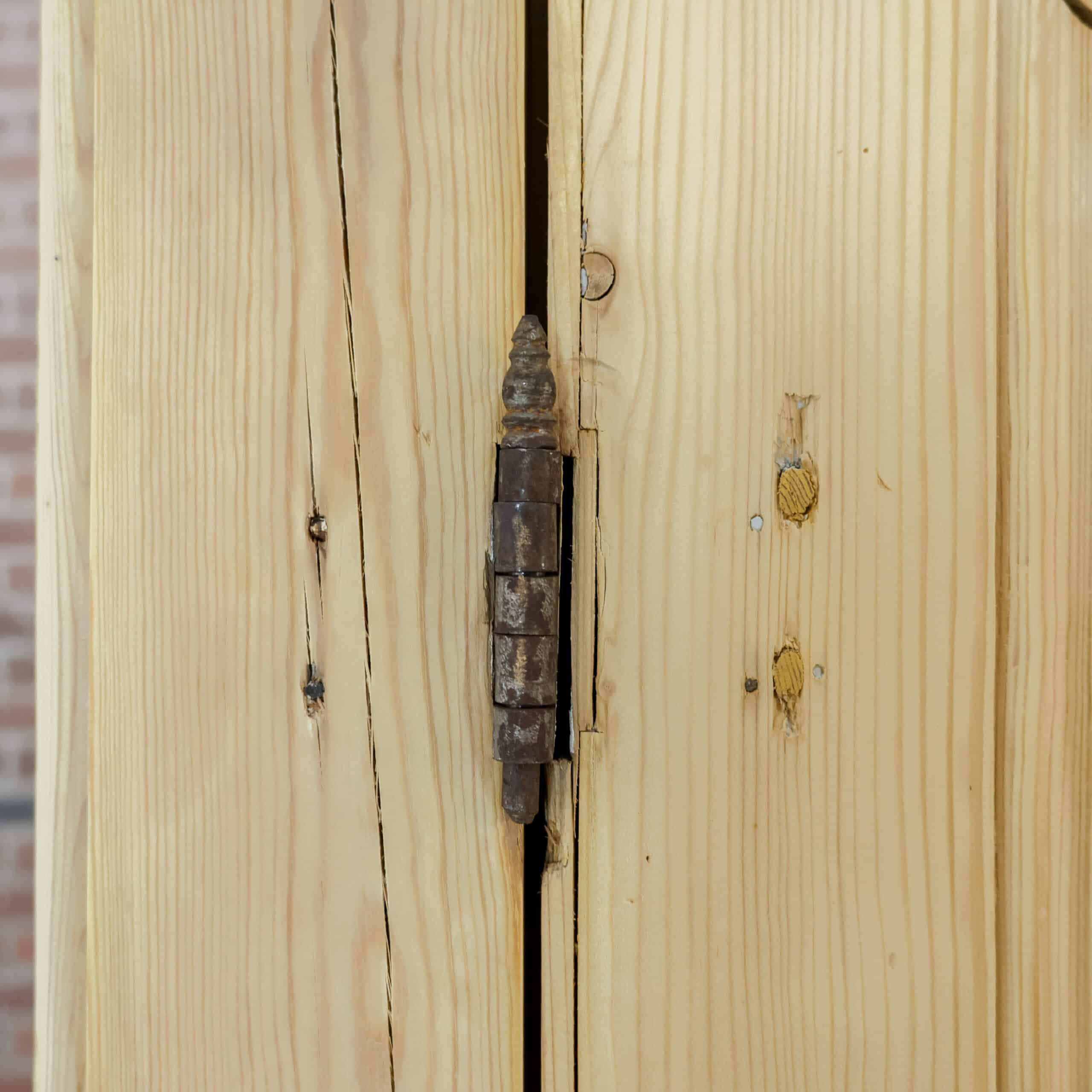 Grenen eendeurs kledingkast - Afbeelding 6