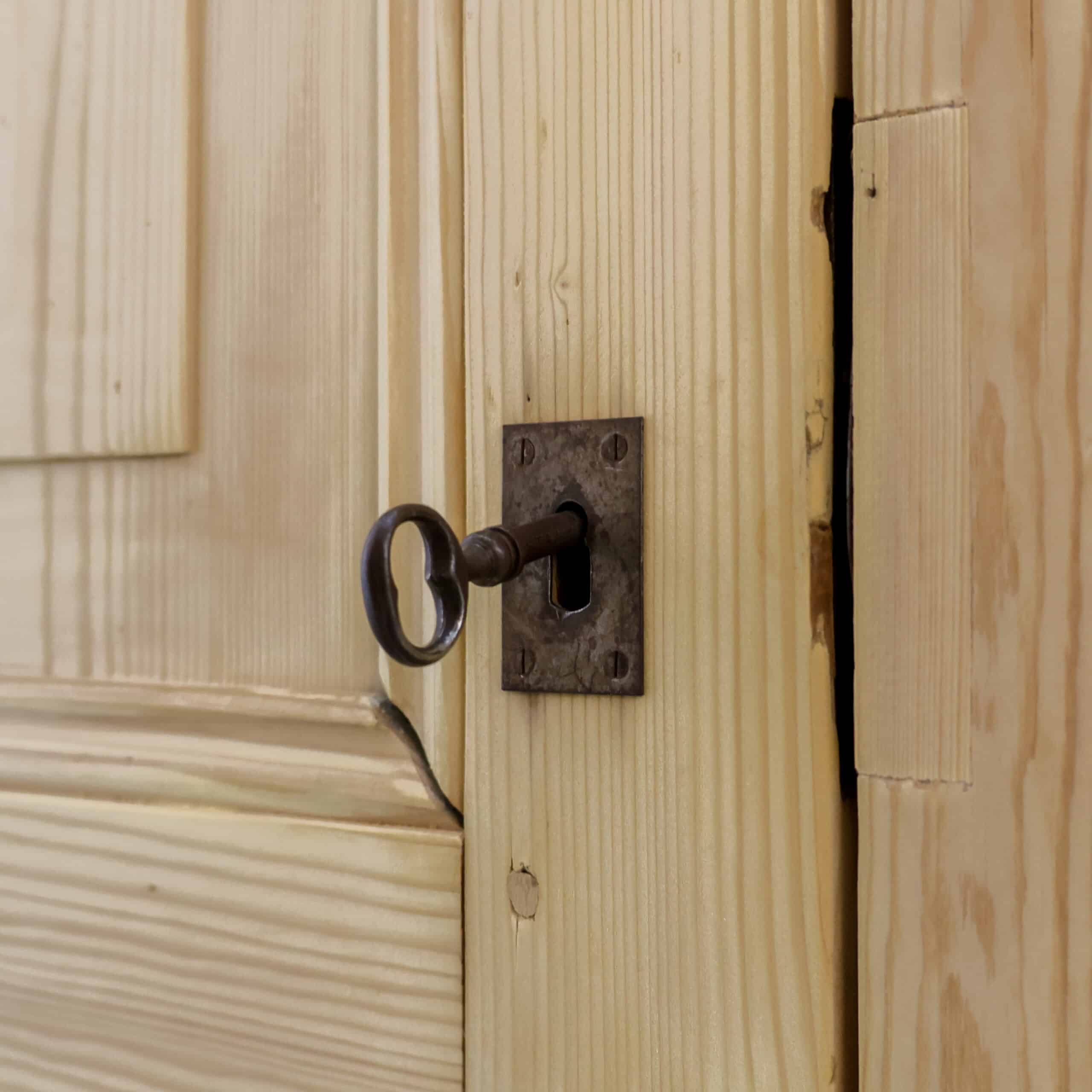 Grenen eendeurs kledingkast - Afbeelding 5