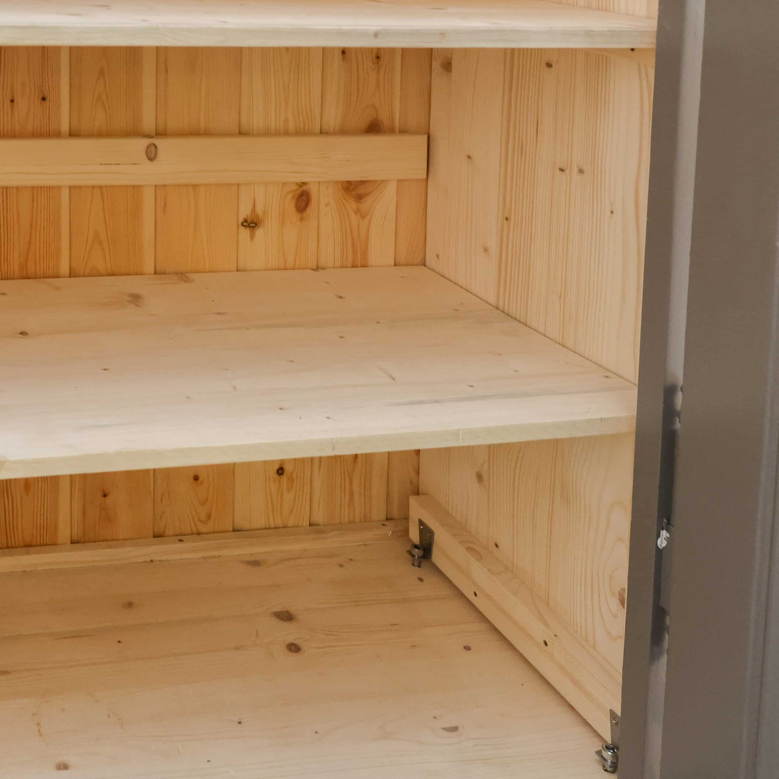 Hoge kast met ensuite deuren - demontabel - Afbeelding 4