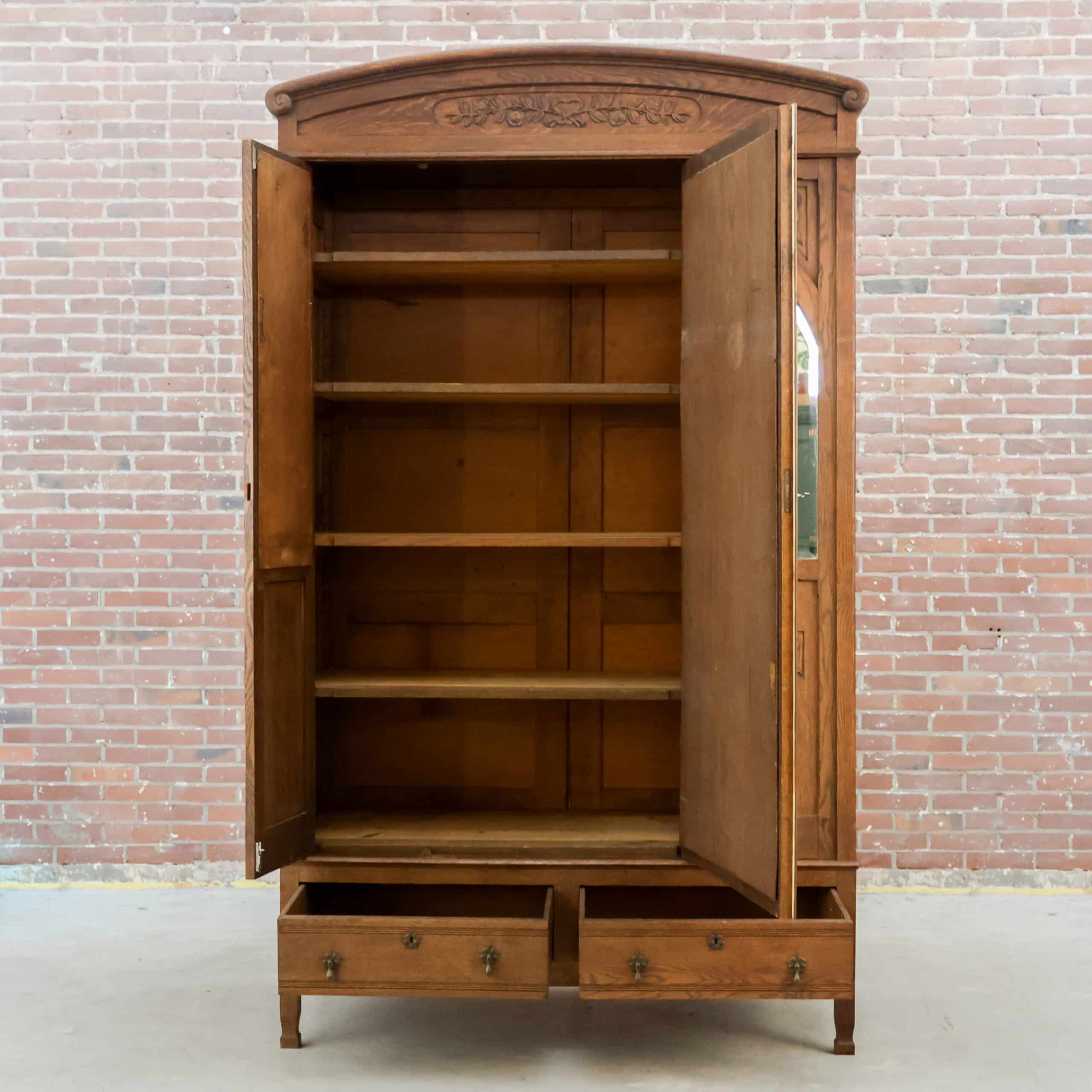 Jugendstil kledingkast - Afbeelding 3