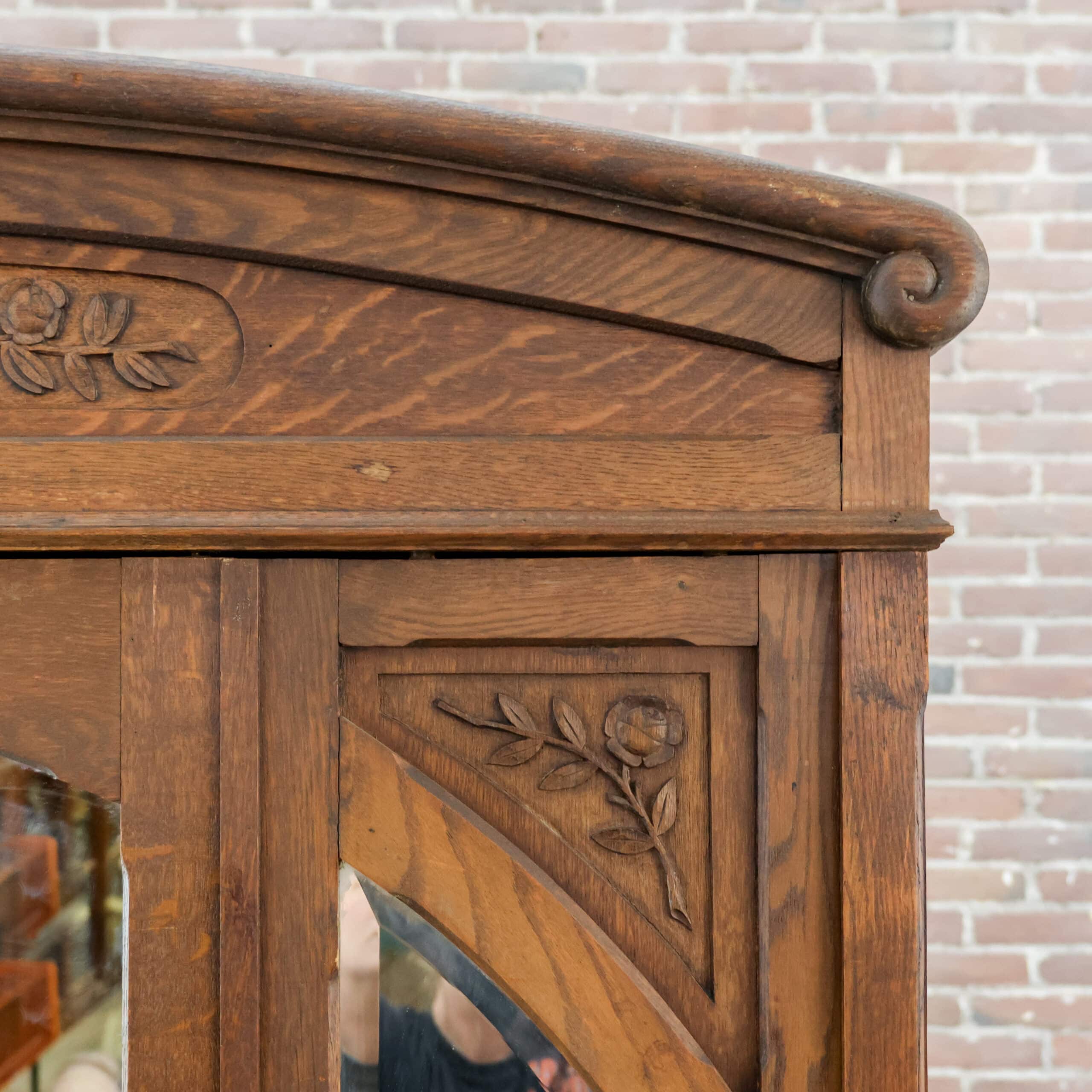 Jugendstil kledingkast - Afbeelding 7