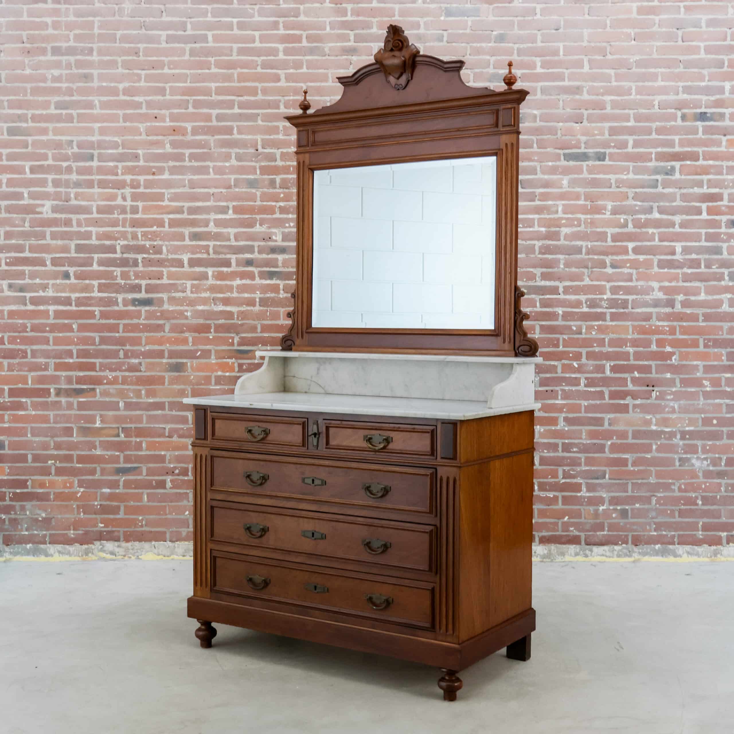 Antieke kaptafel - Afbeelding 2