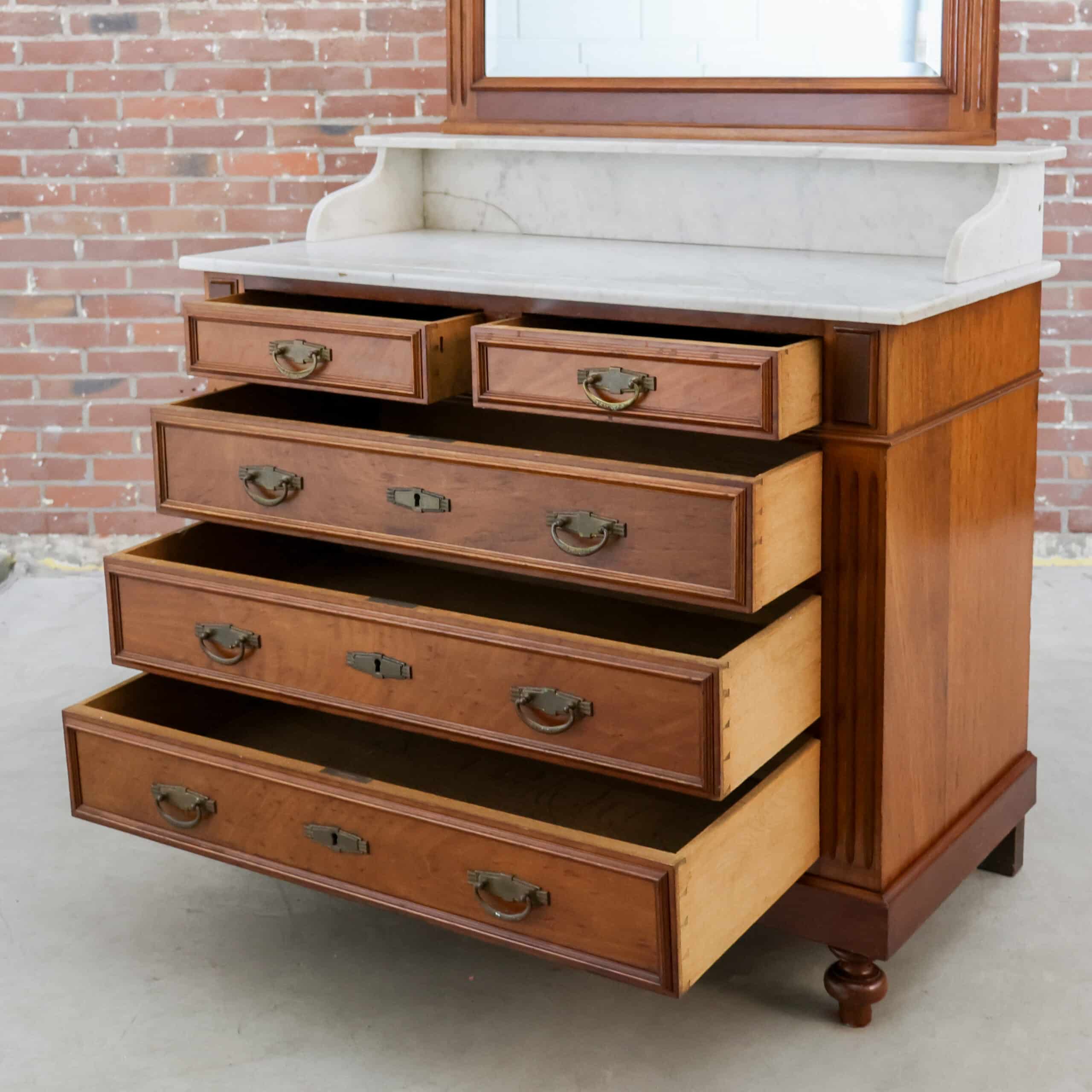 Antieke kaptafel - Afbeelding 3