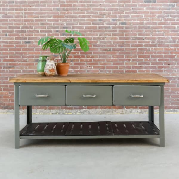 Industriële werkbank/keukenblok