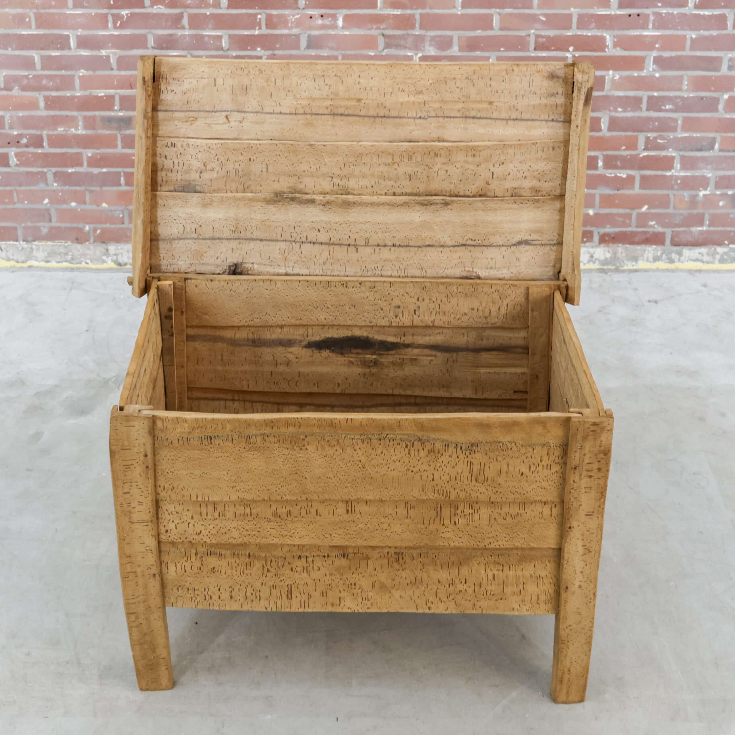 Antiek houten kist - Afbeelding 3