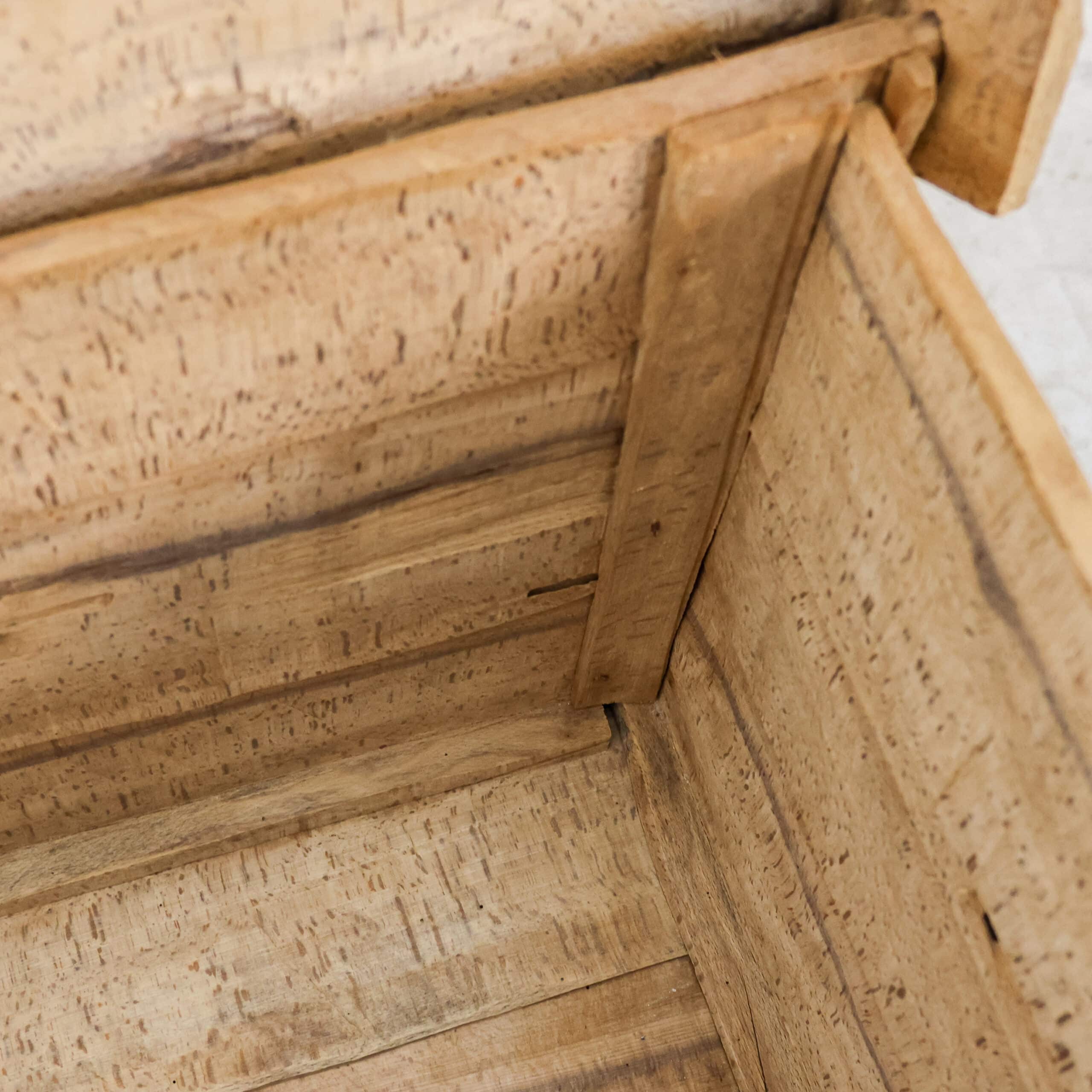 Antiek houten kist - Afbeelding 4