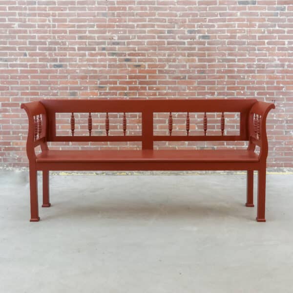 Brocante houten bank