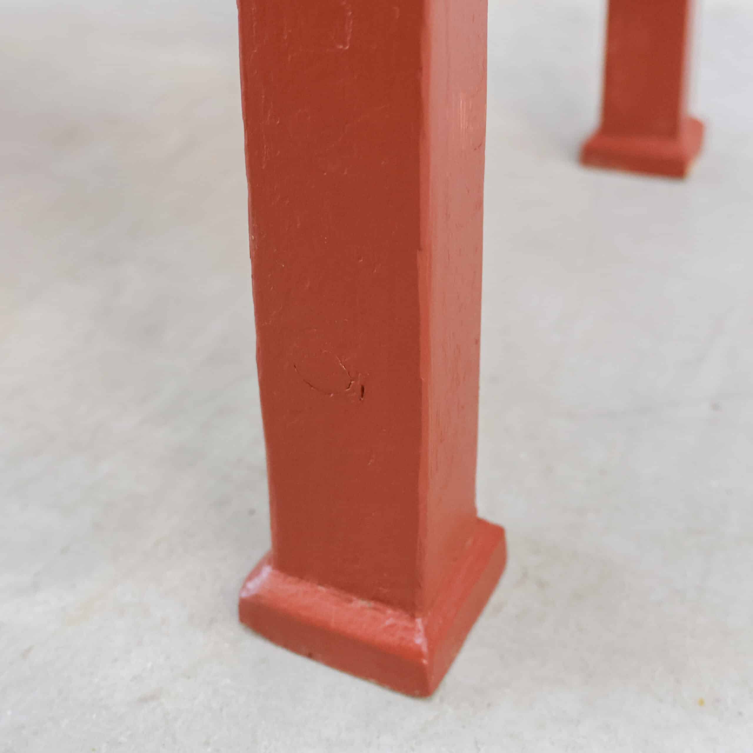 Brocante houten bank - Afbeelding 9