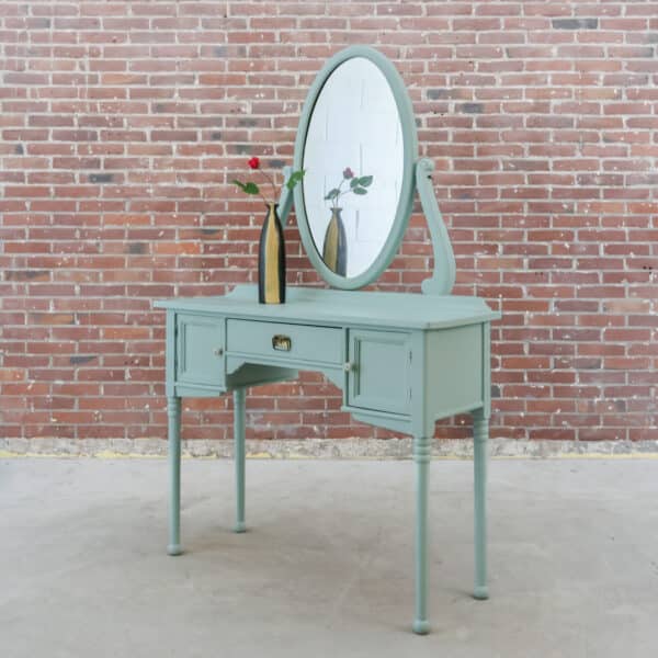 Brocante houten kaptafel