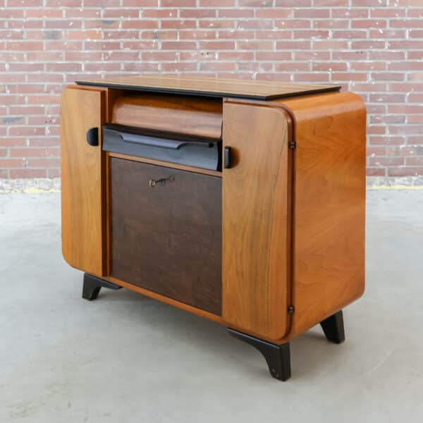 Mid-Century platenspelerkast - UP Závody