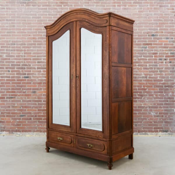 Antieke spiegelkast - demontabel