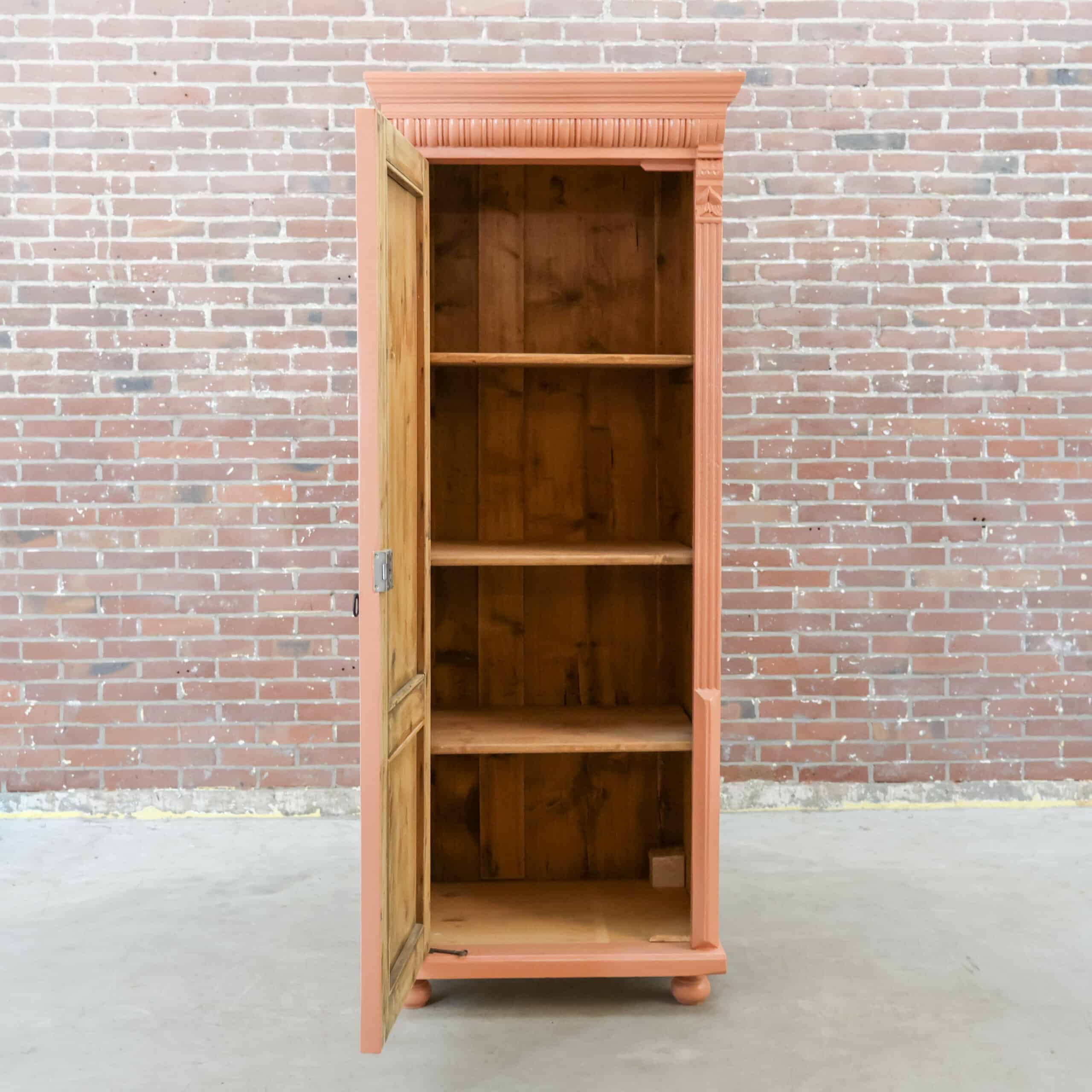 Roze eendeurs linnenkast - Afbeelding 2