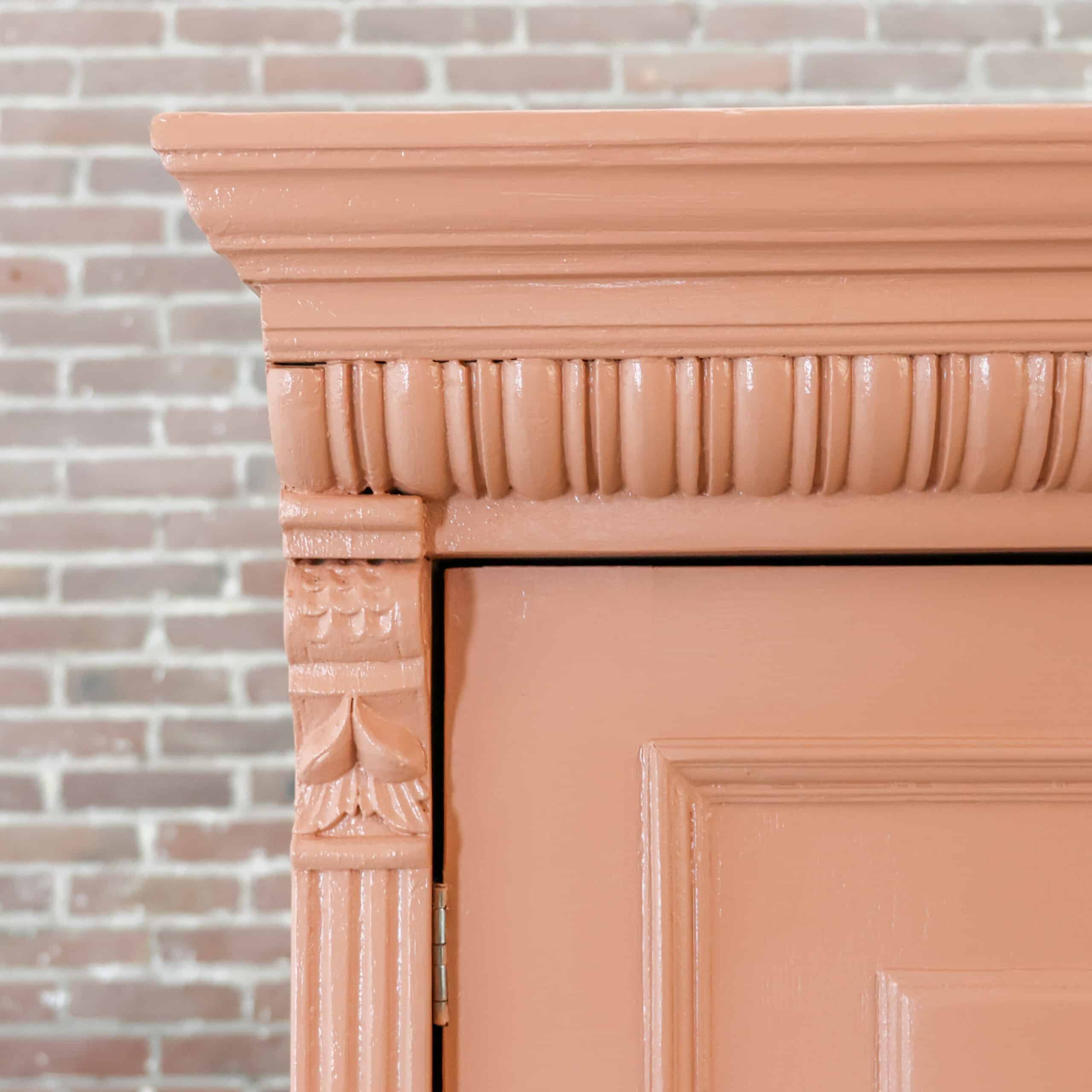 Roze eendeurs linnenkast - Afbeelding 3