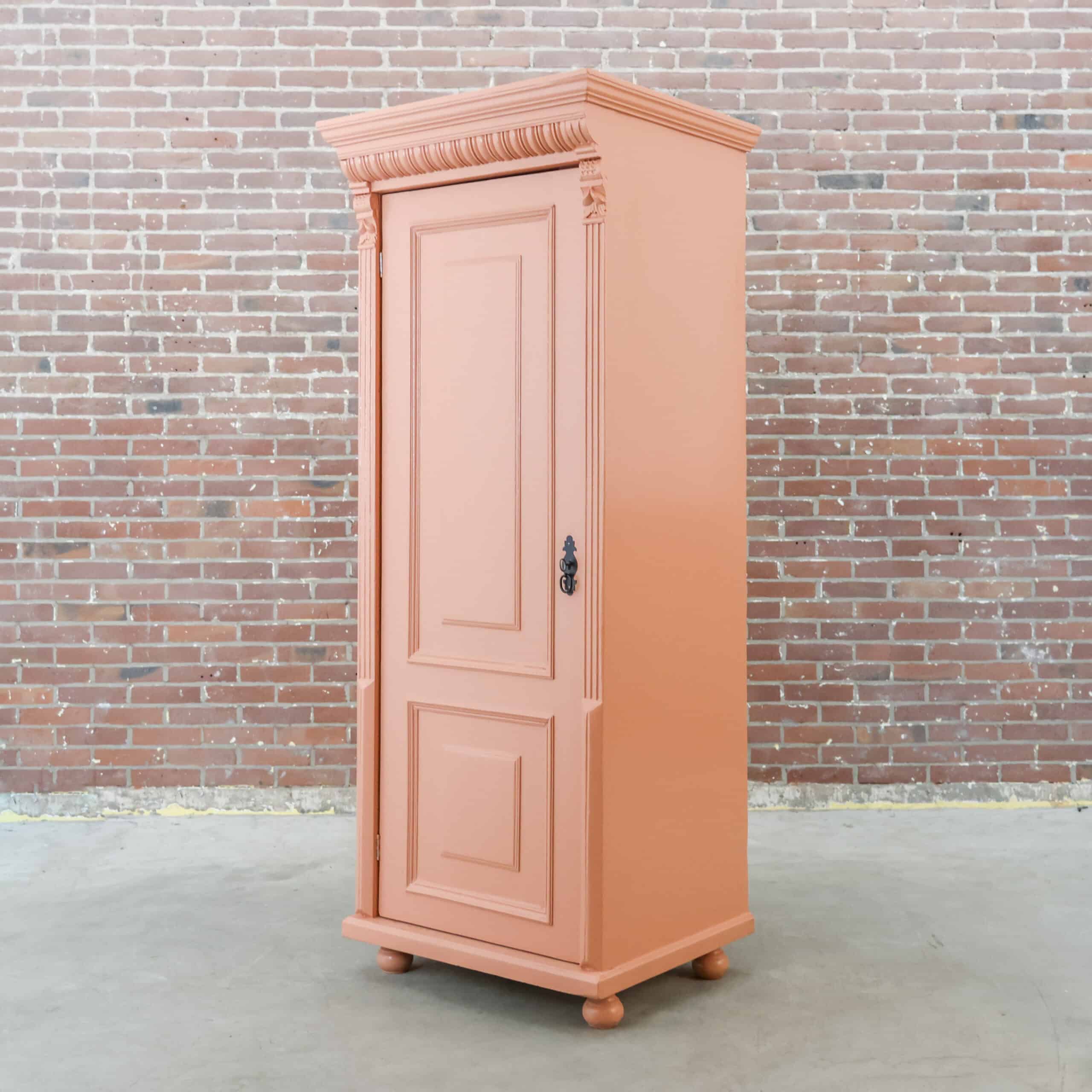 Roze eendeurs linnenkast - Afbeelding 8