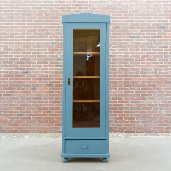 Eendeurs vitrinekast