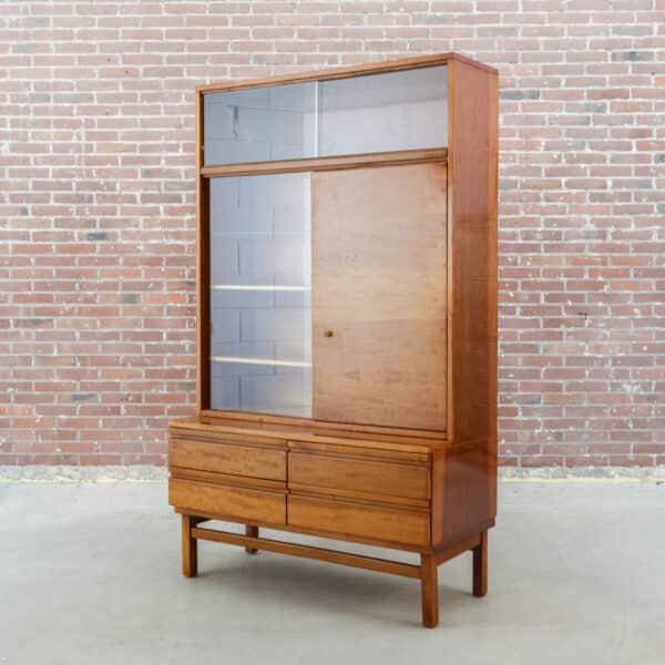 Vintage vitrinekast