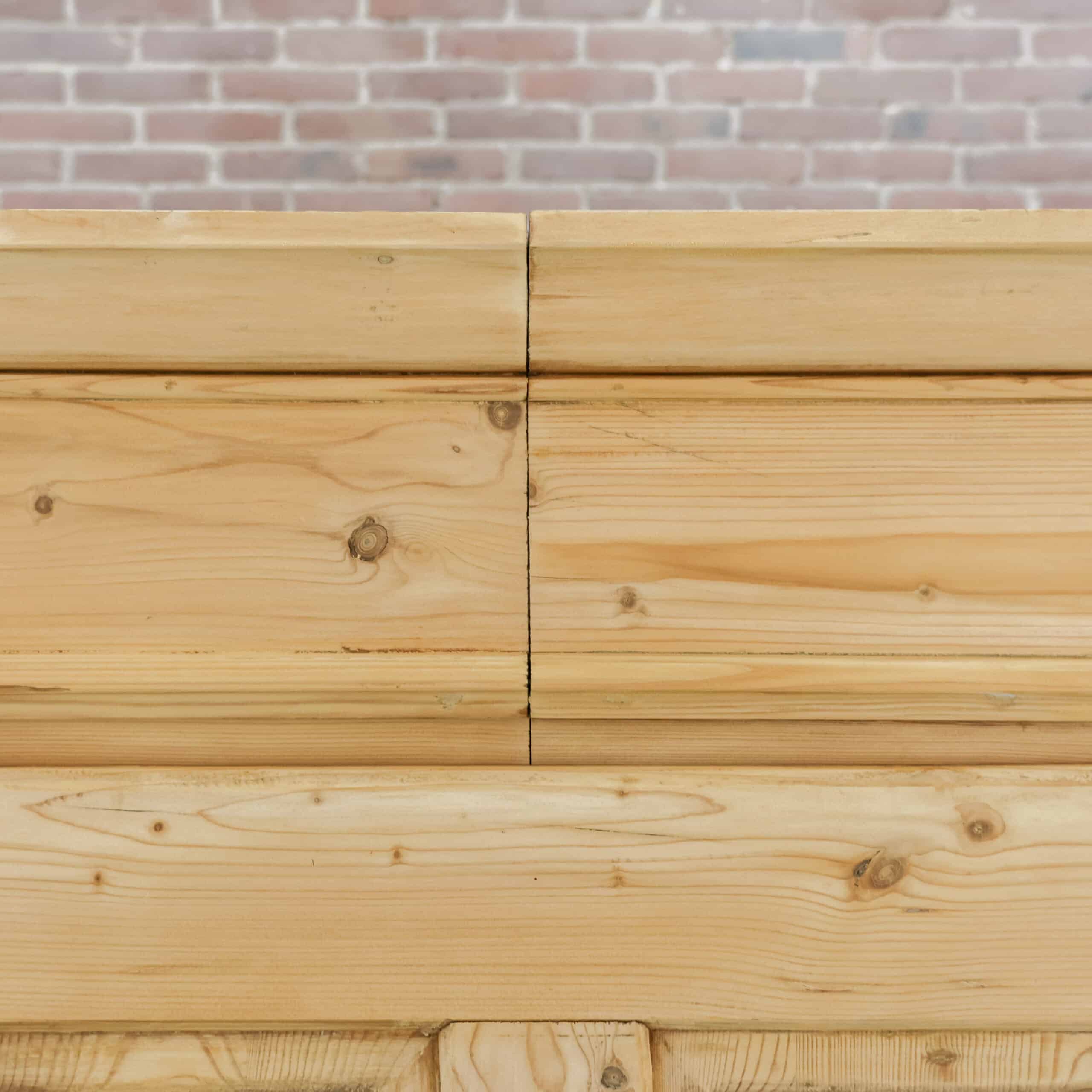 Grenen eendeurs kledingkast - Afbeelding 4